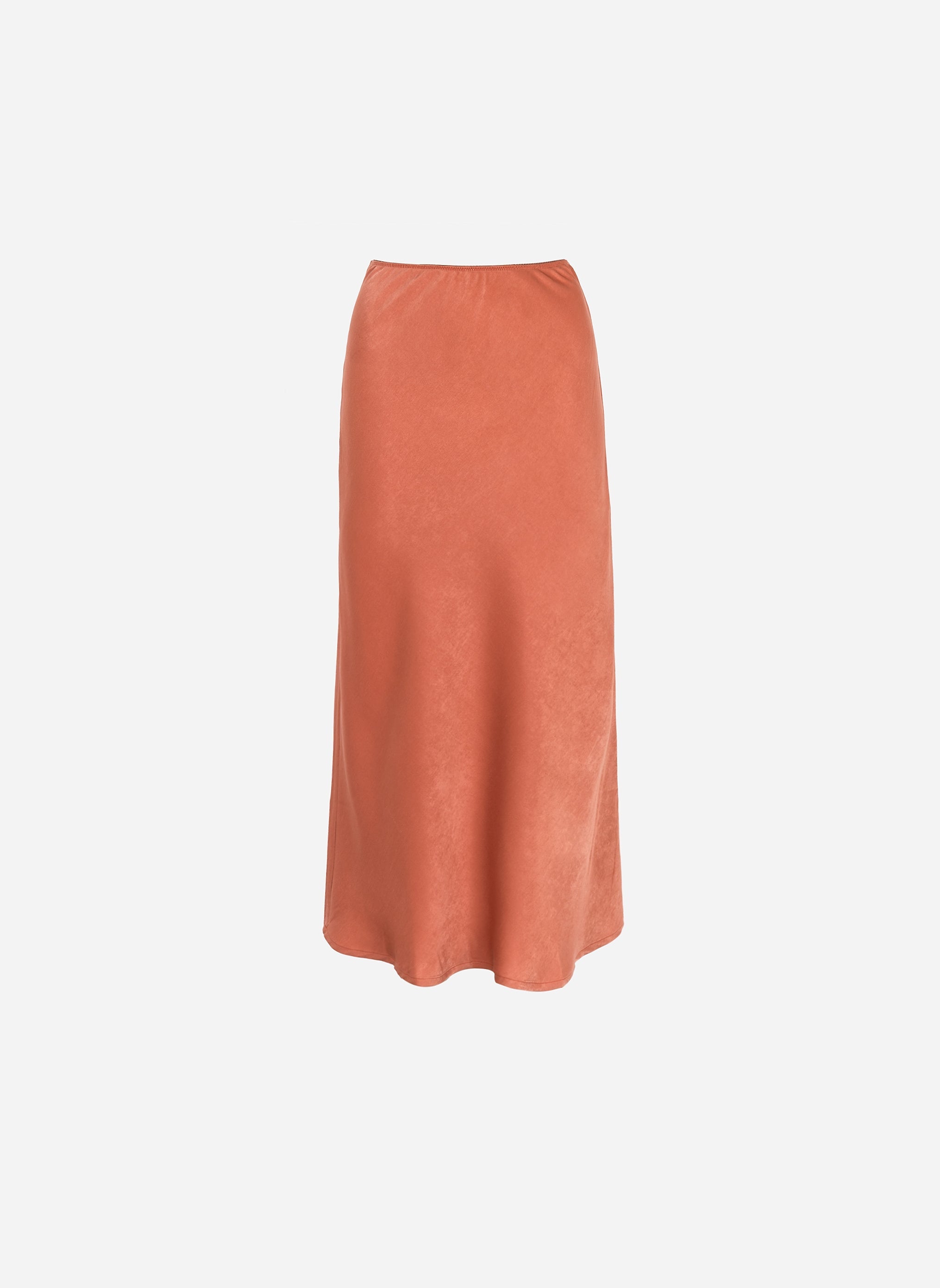 JUPE MIDI GALVINE terracotta