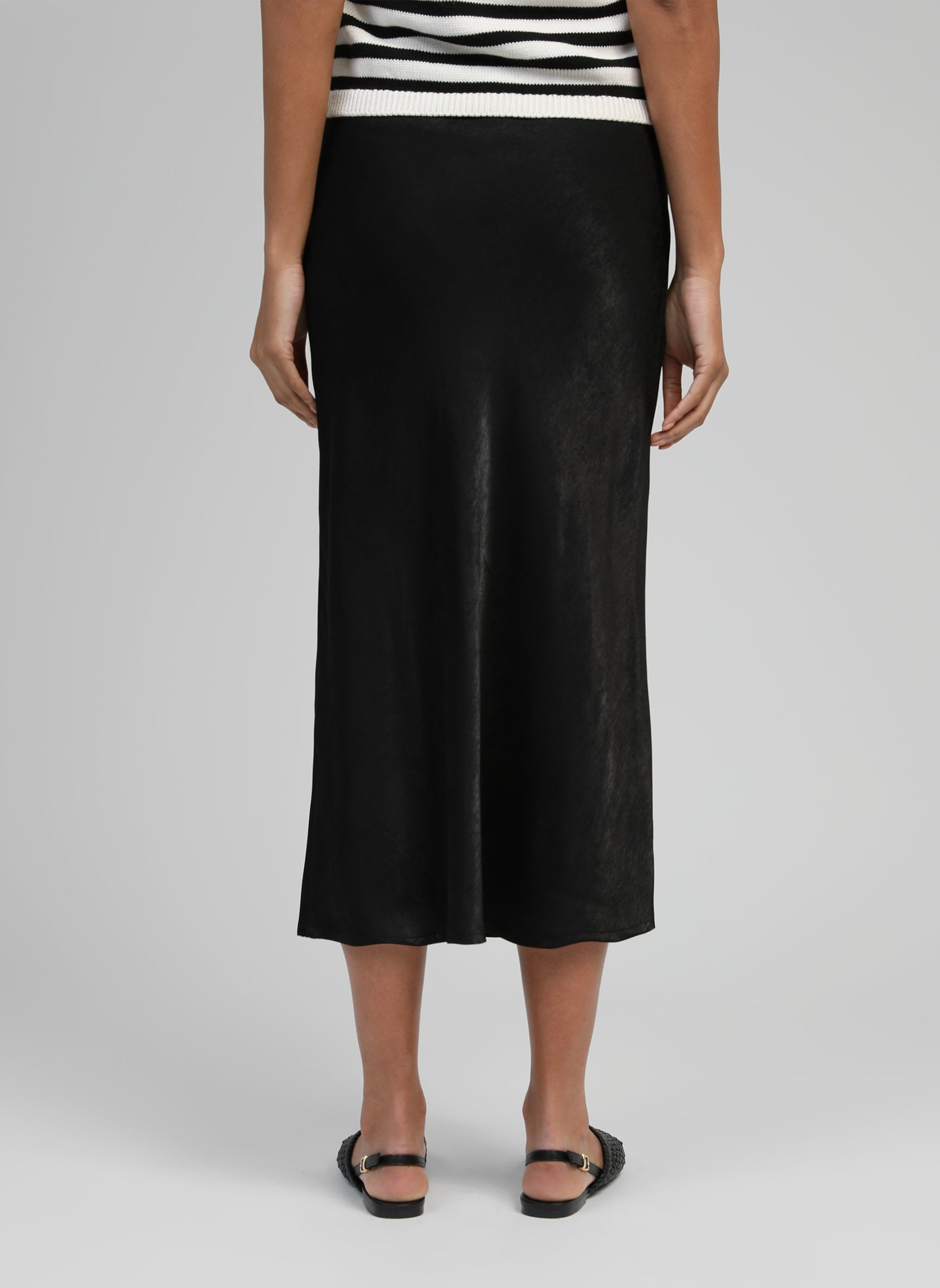 JUPE MIDI GALVINE noir