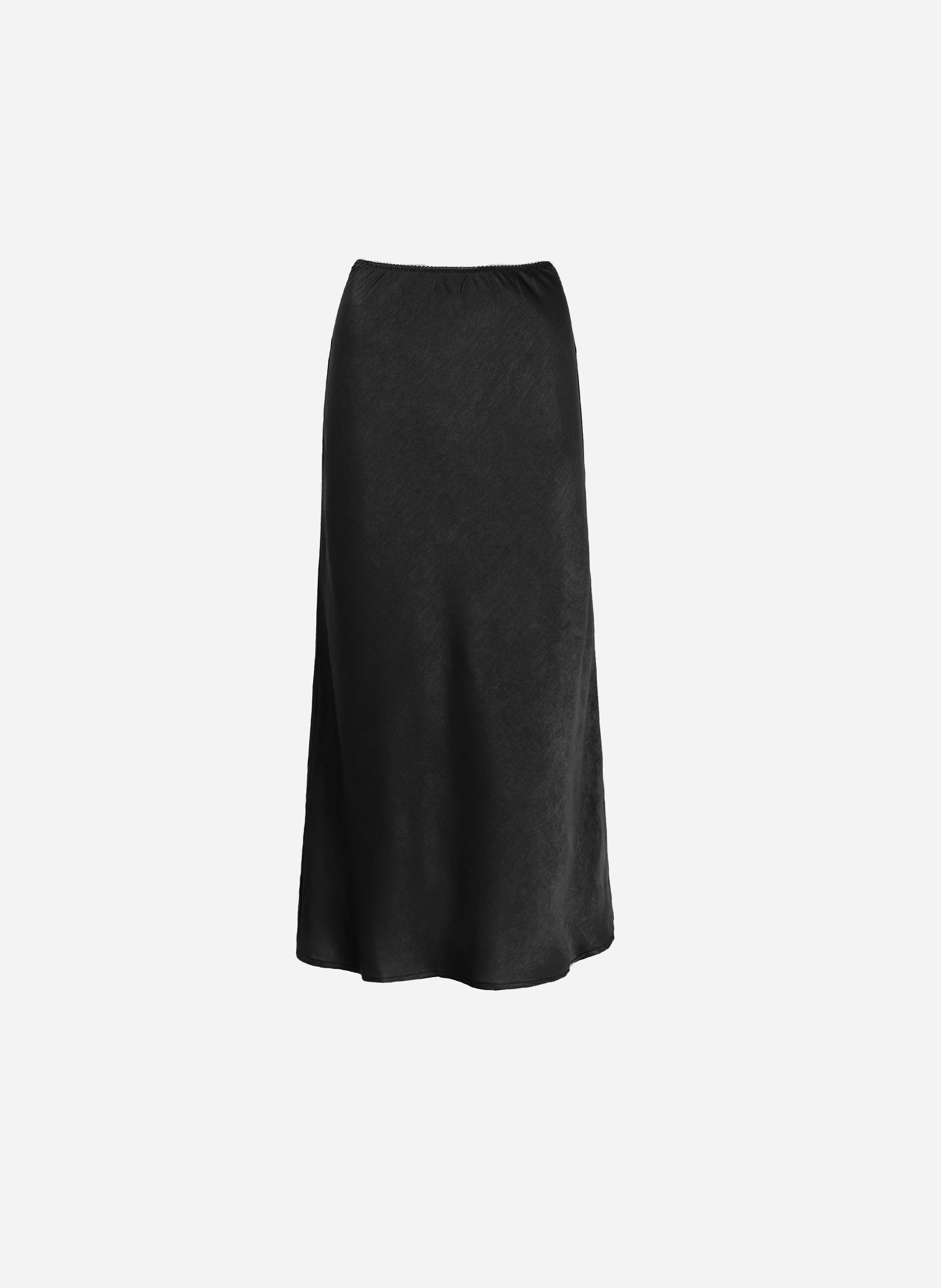 JUPE MIDI GALVINE noir