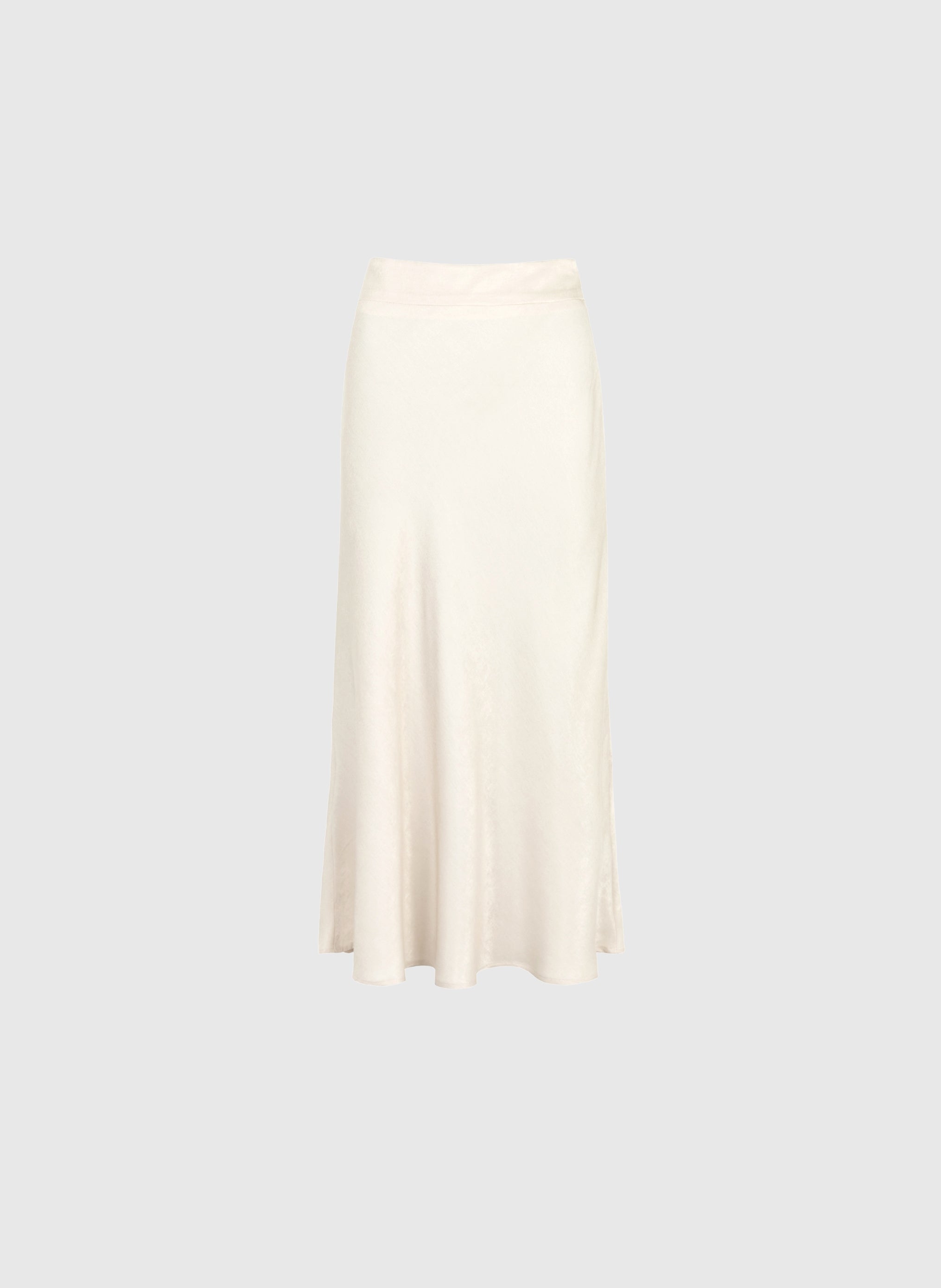 JUPE MIDI GANDIA ecru