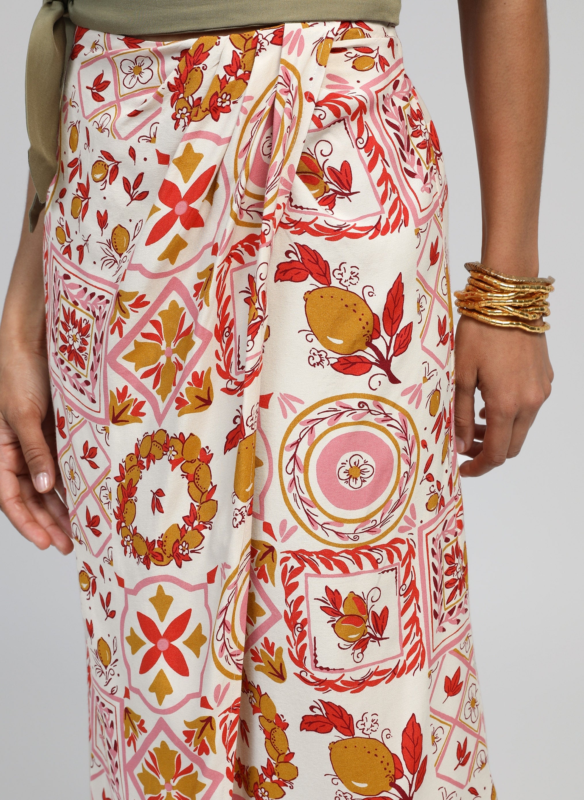 JUPE LONGUE GERIC rizzo rose