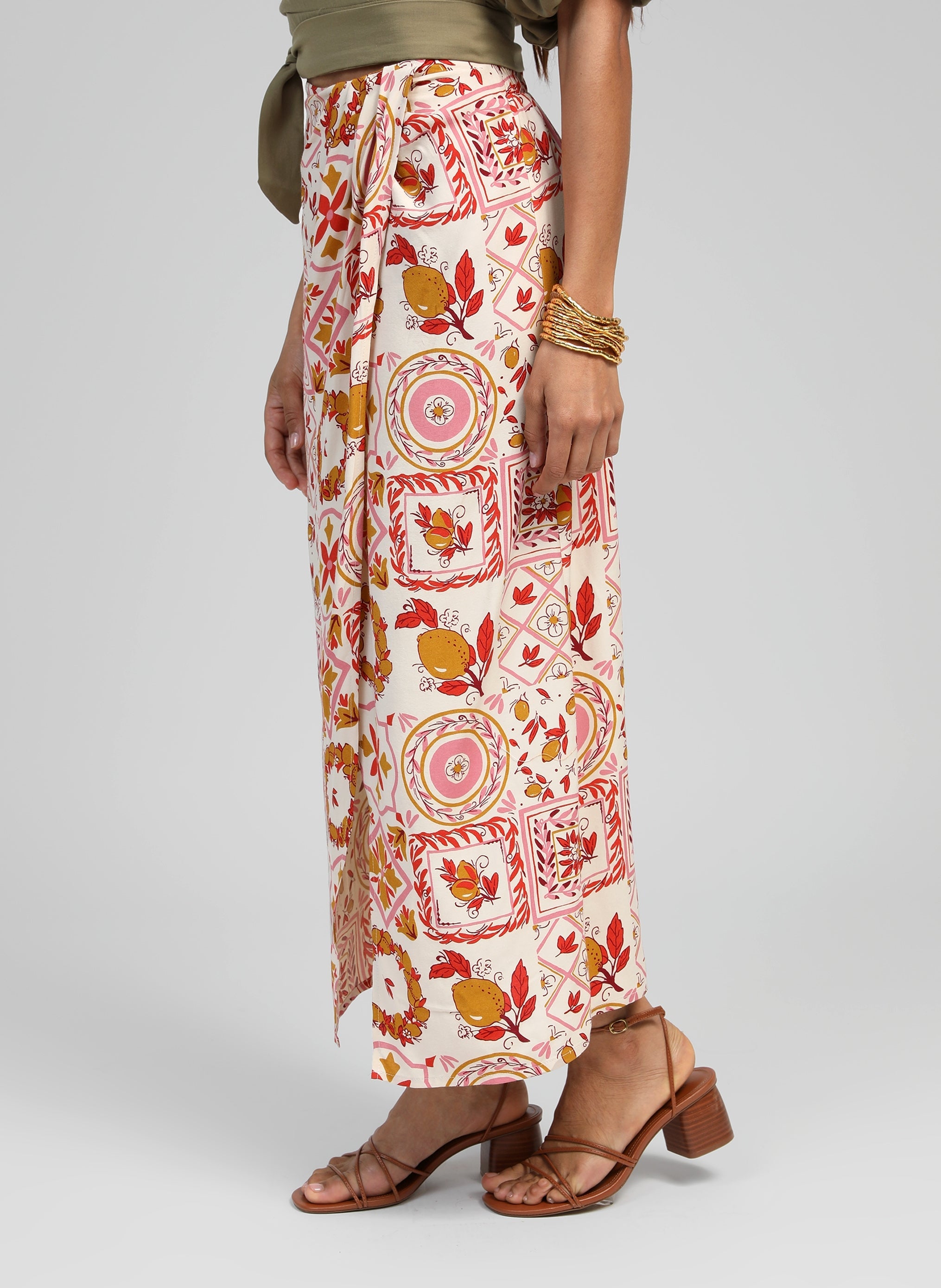 JUPE LONGUE GERIC rizzo rose