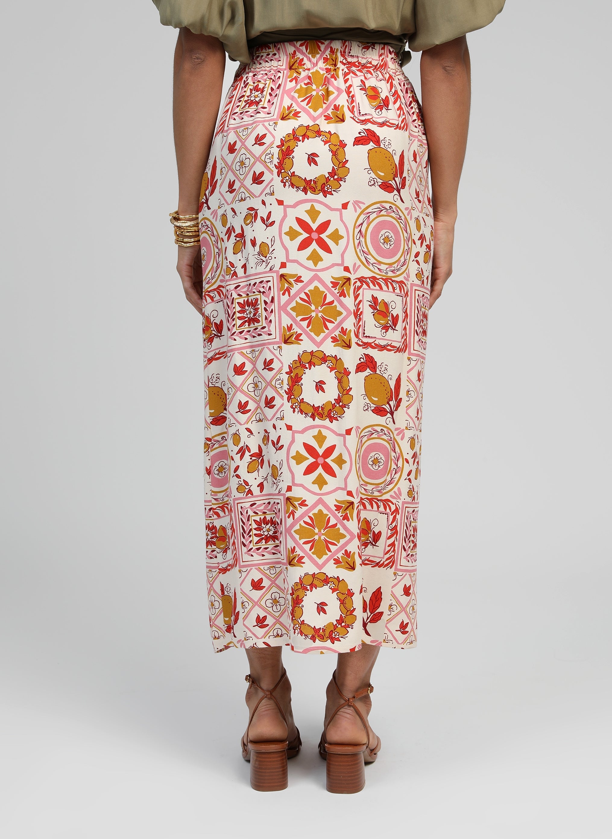 JUPE LONGUE GERIC rizzo rose