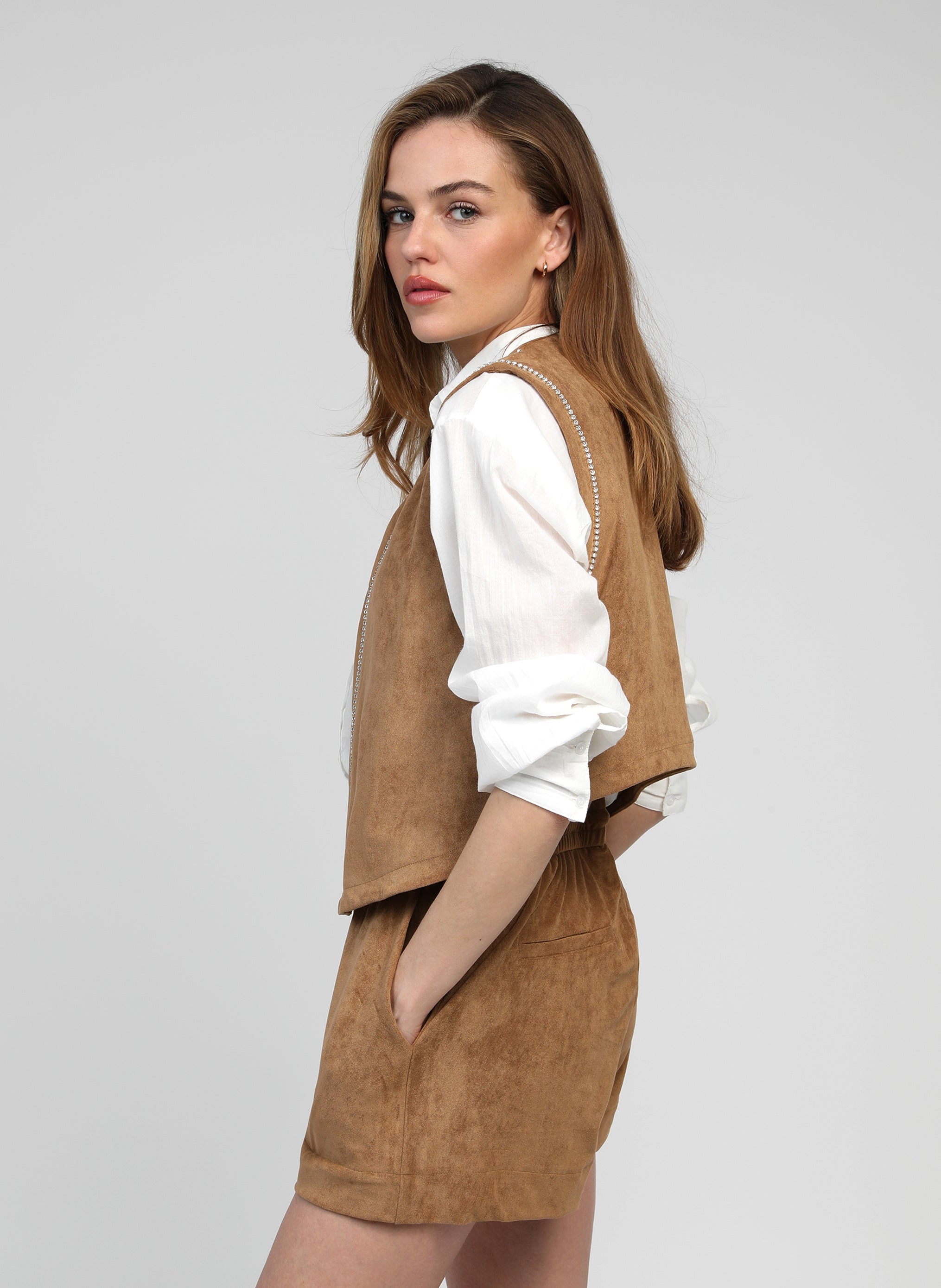 VESTE HELIKA daim