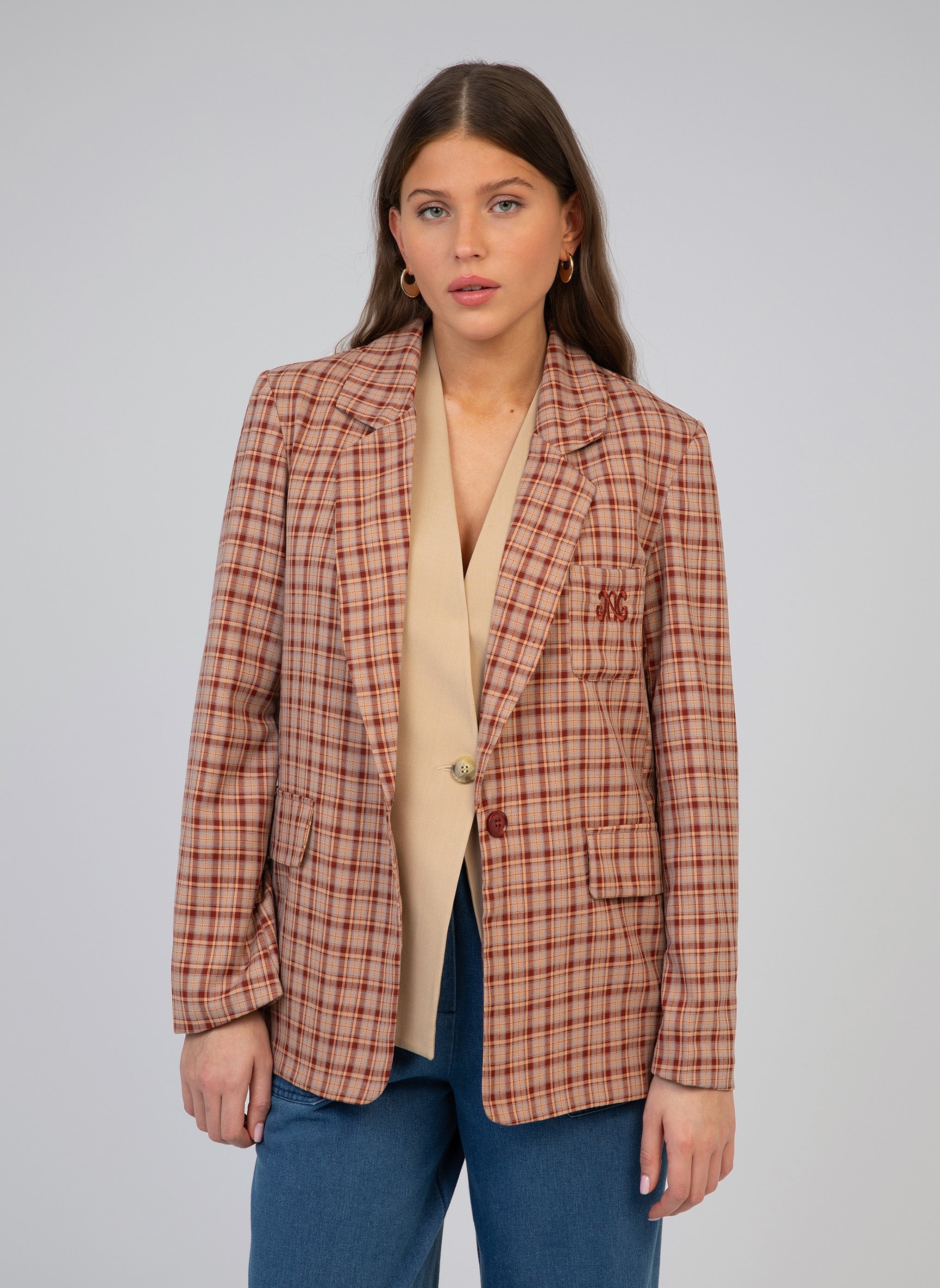 VESTE HORTY pêche