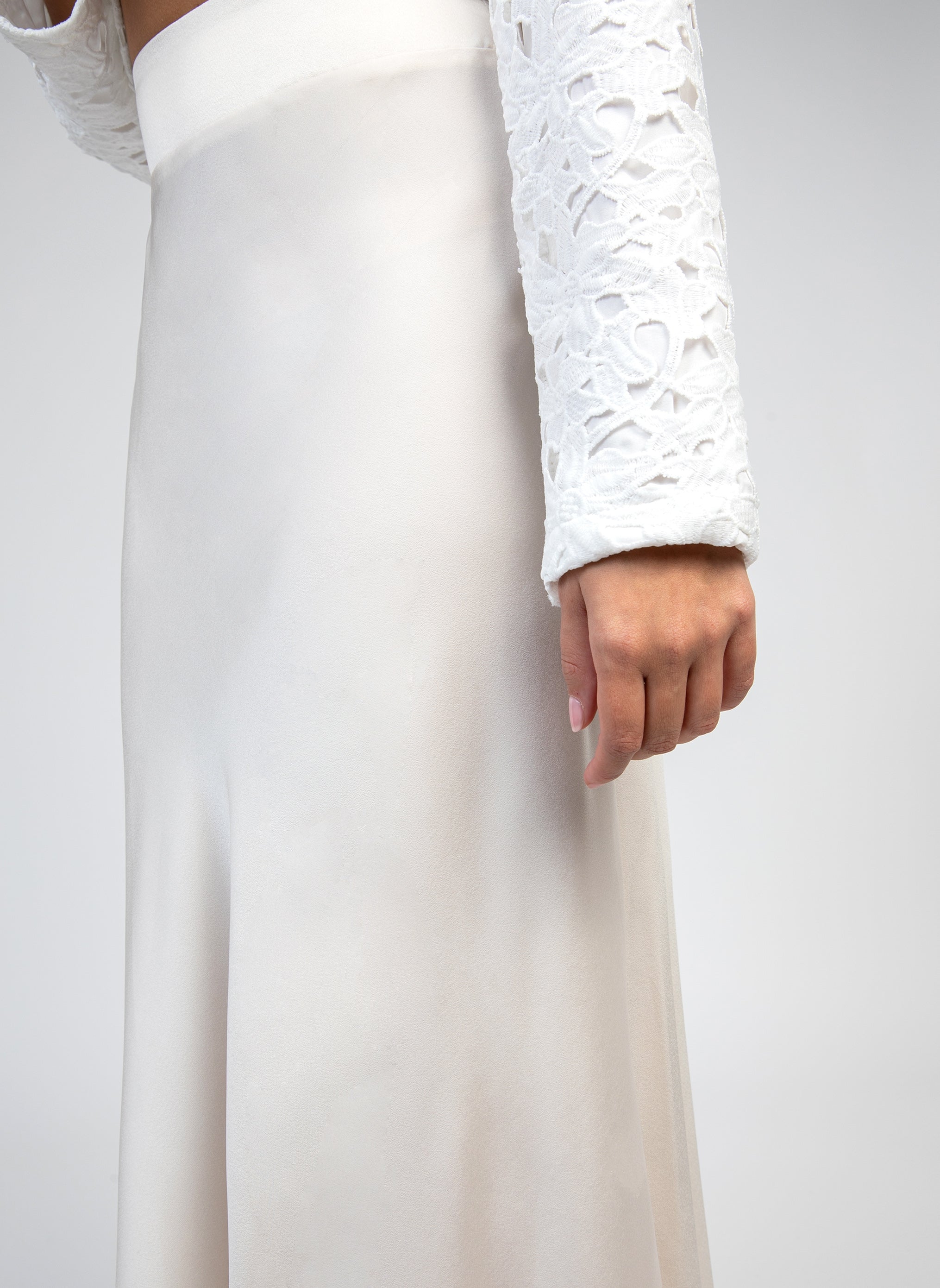 JUPE MIDI JANIALA ecru