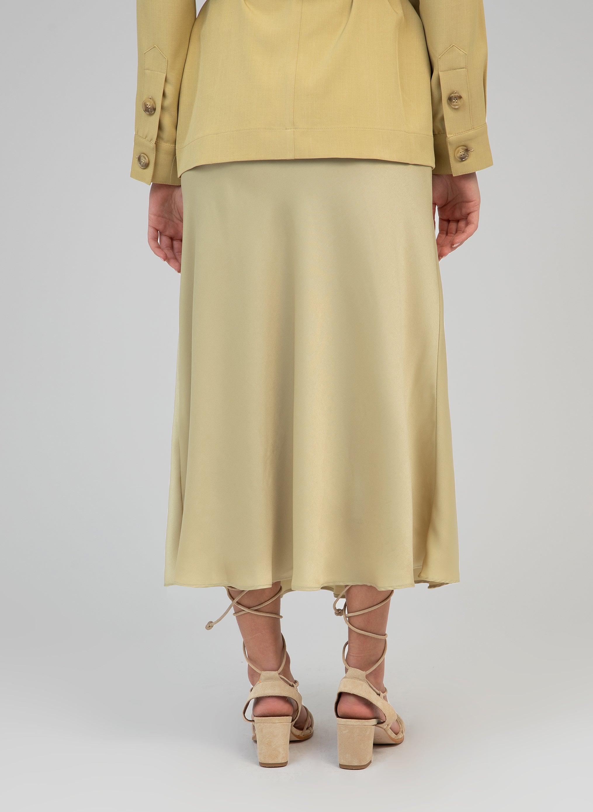 JUPE MIDI JANIALA anis