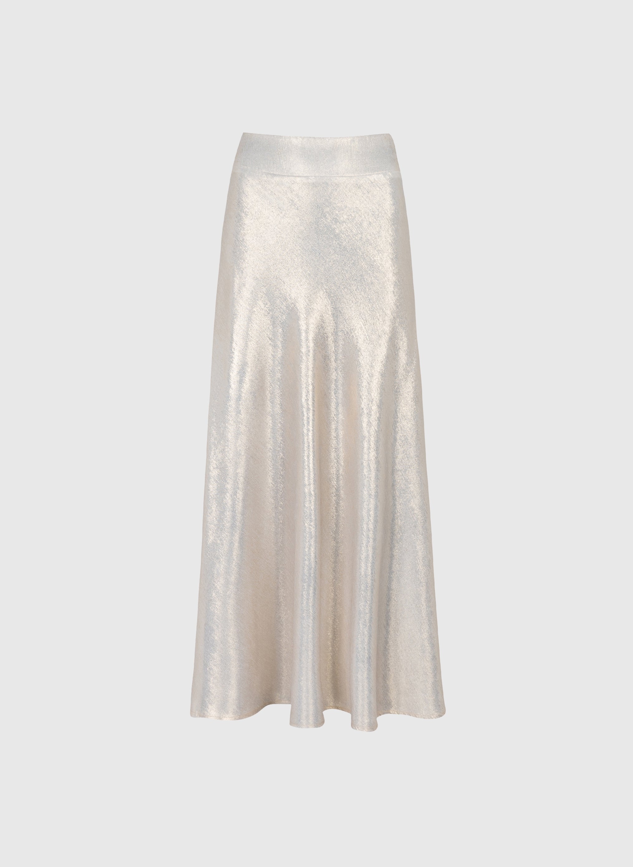 JUPE MIDI JANYMA nacre