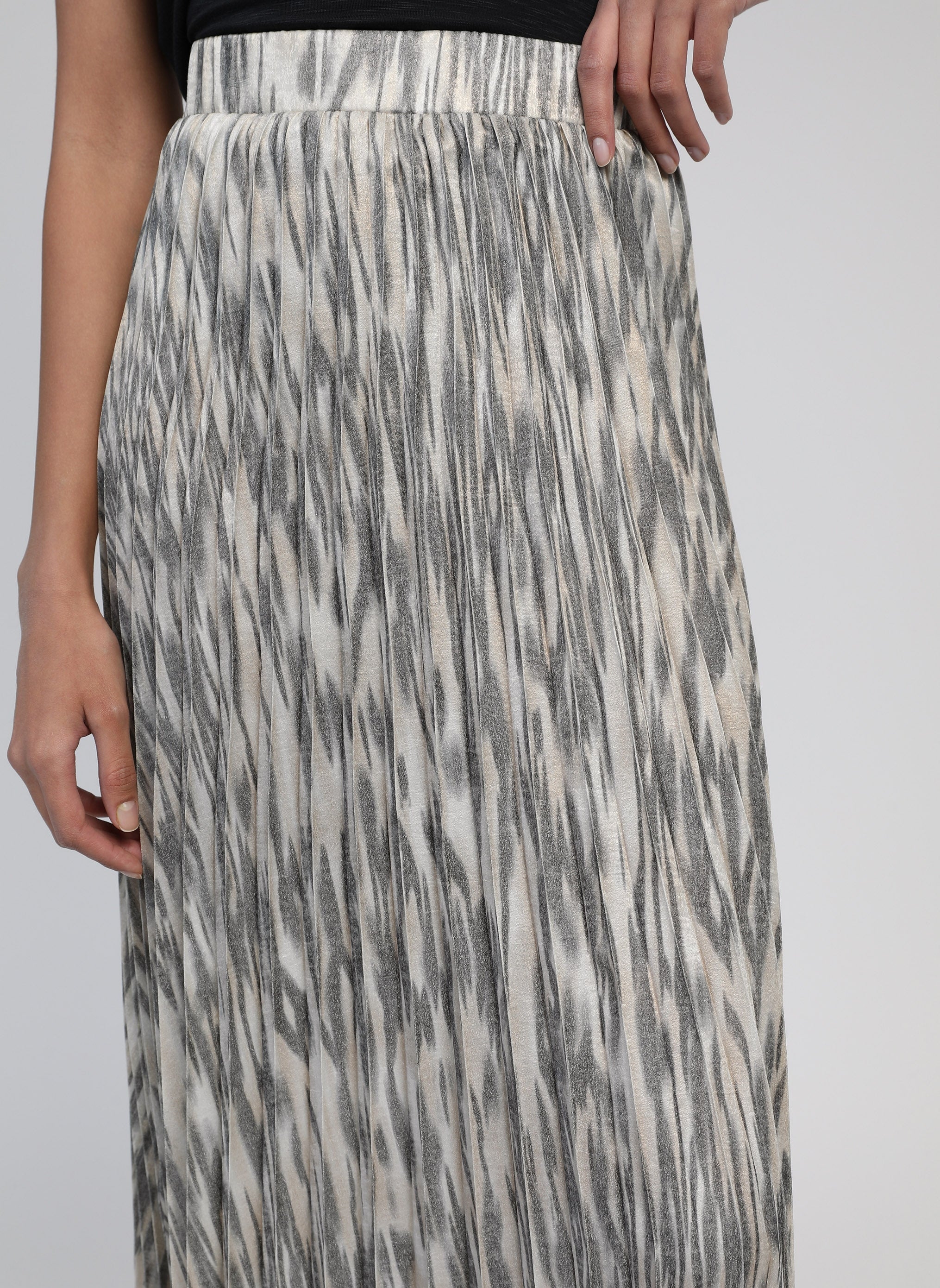 JUPE MIDI JUSTA zèbre