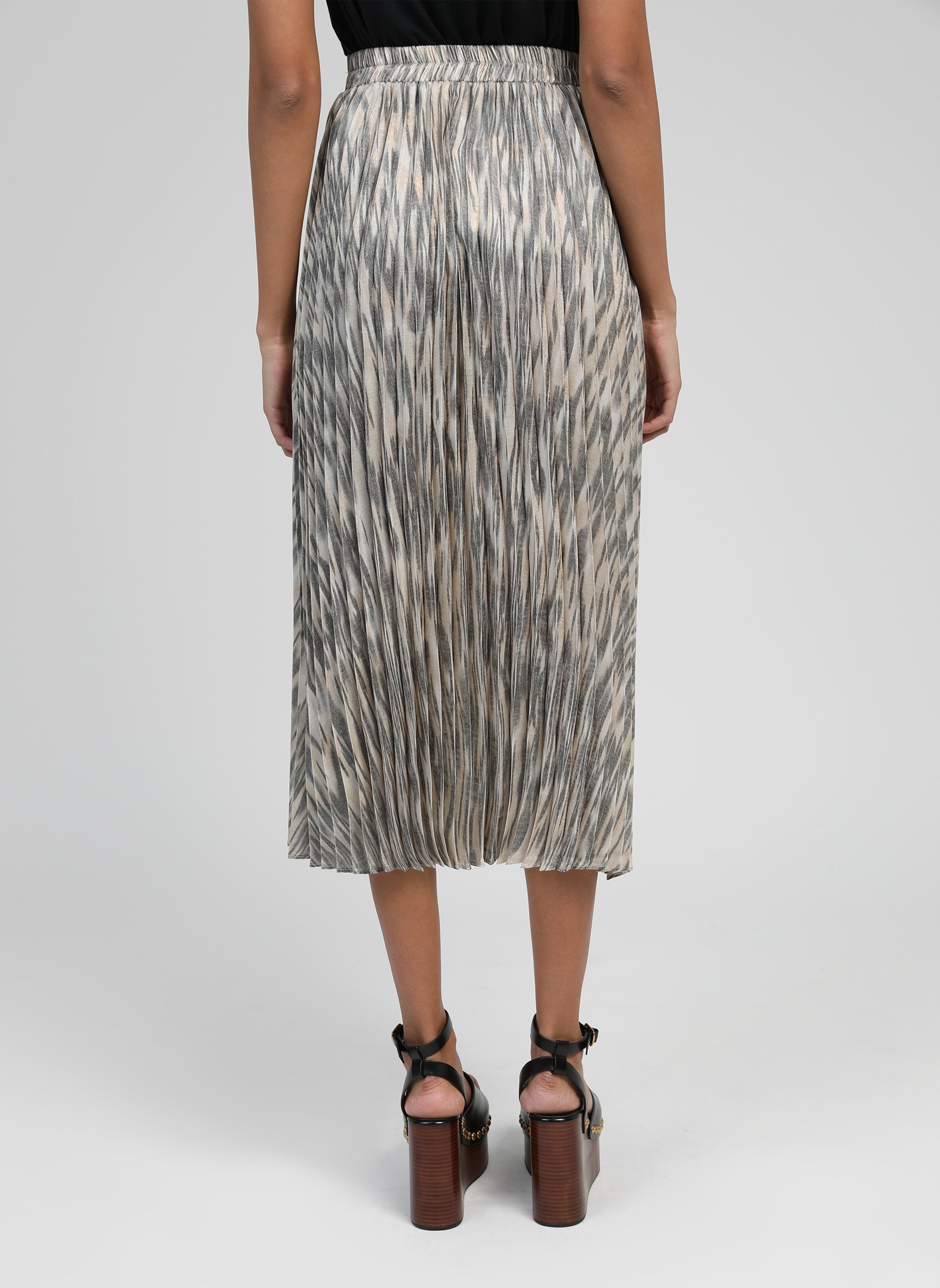 JUPE MIDI JUSTA zèbre