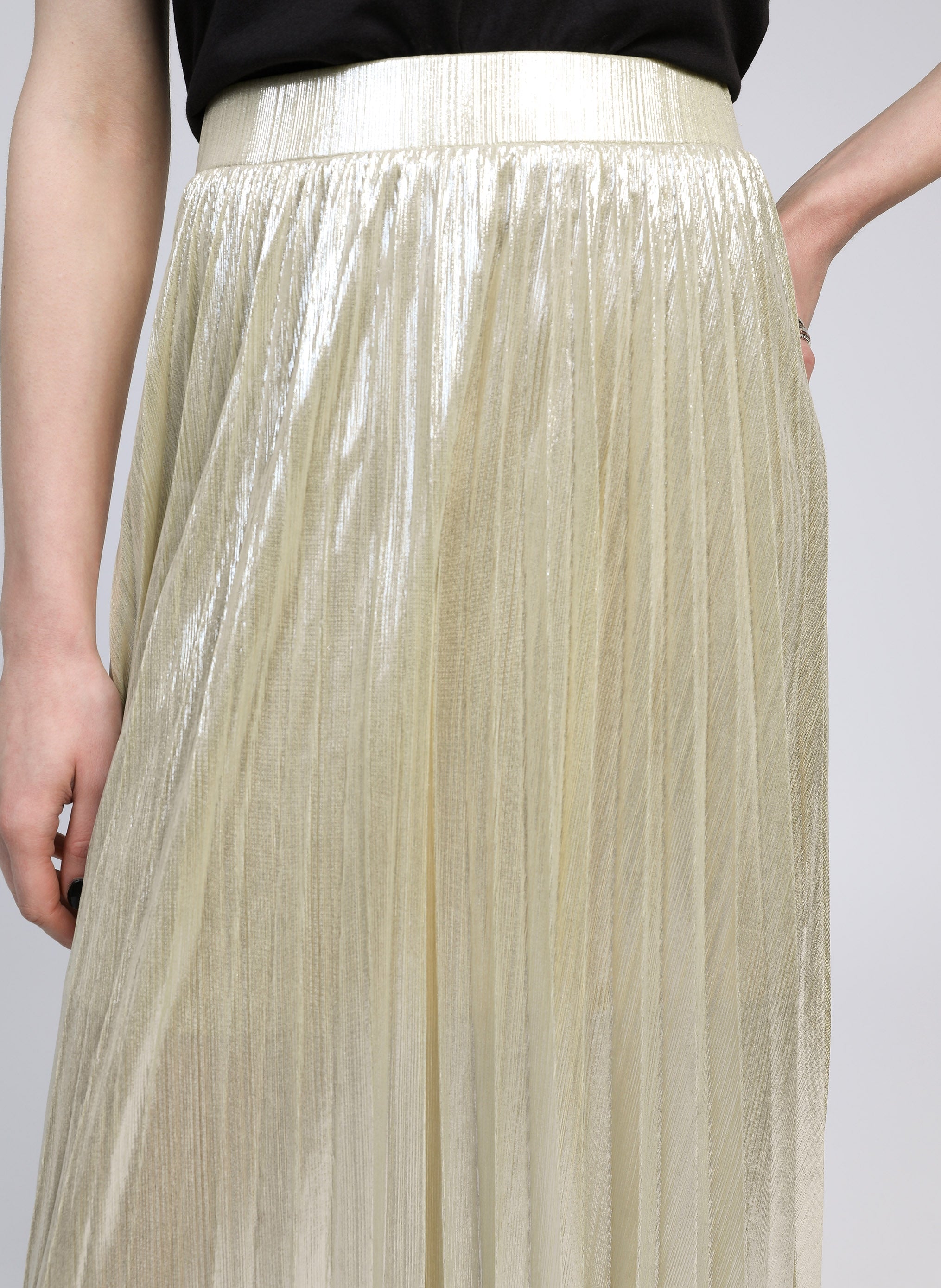 JUPE MIDI JUSTINNA blanc