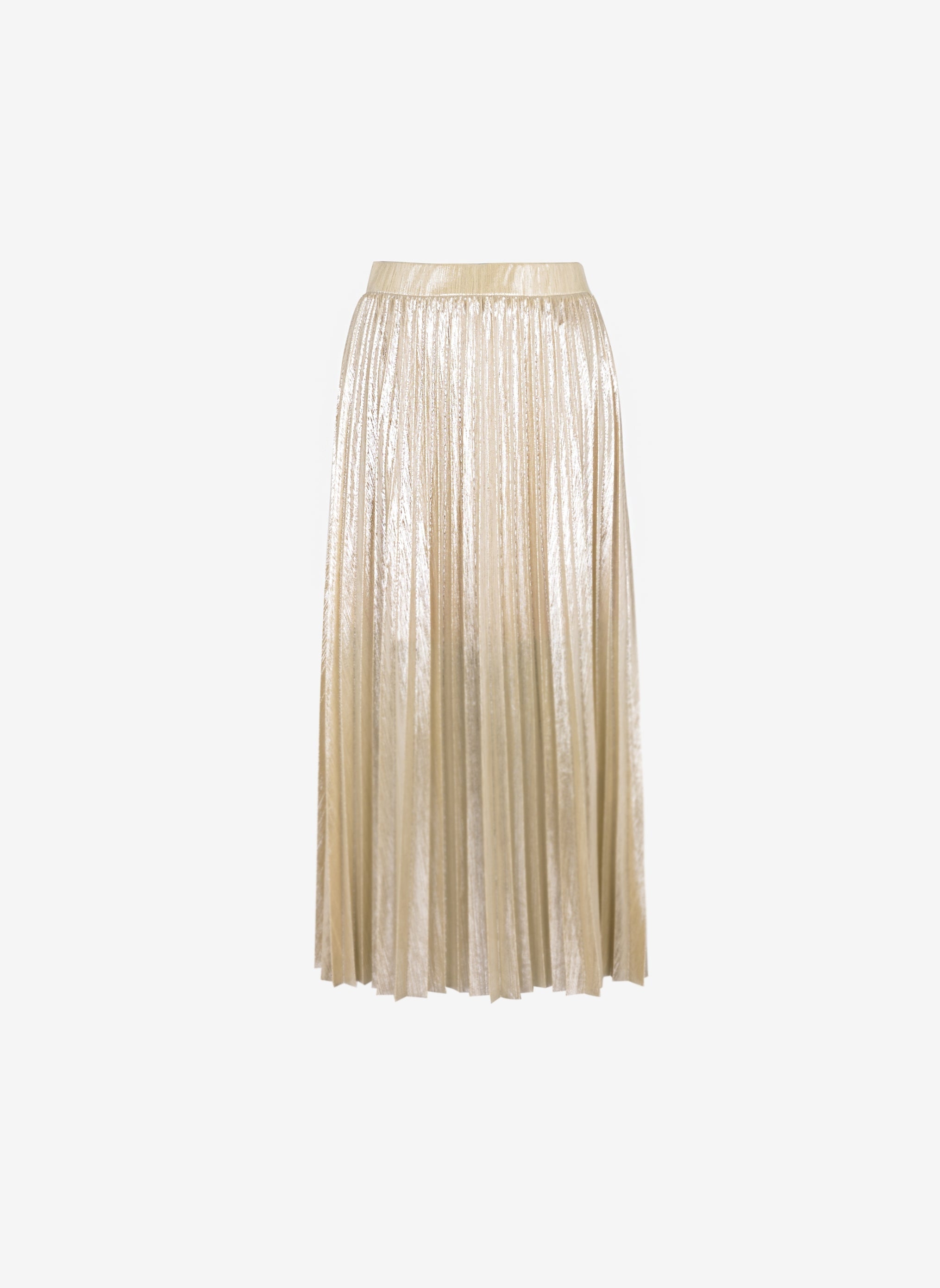 JUPE MIDI JUSTINNA blanc