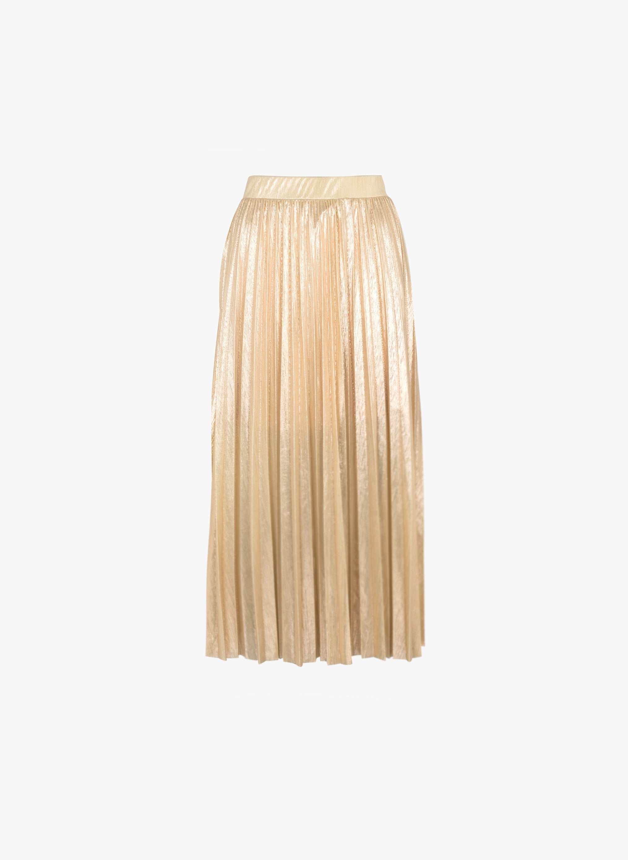 JUSTINNA gold midi skirt