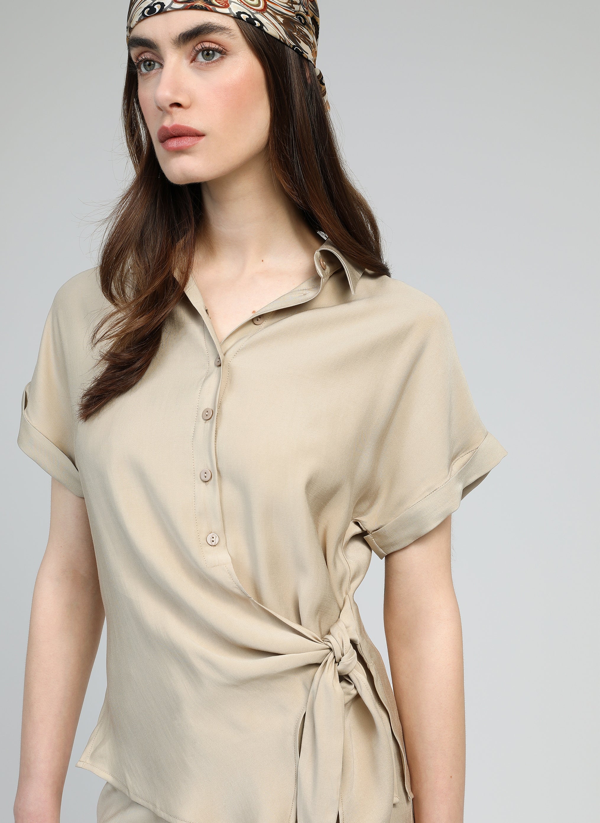 CAMISETA beige KAY