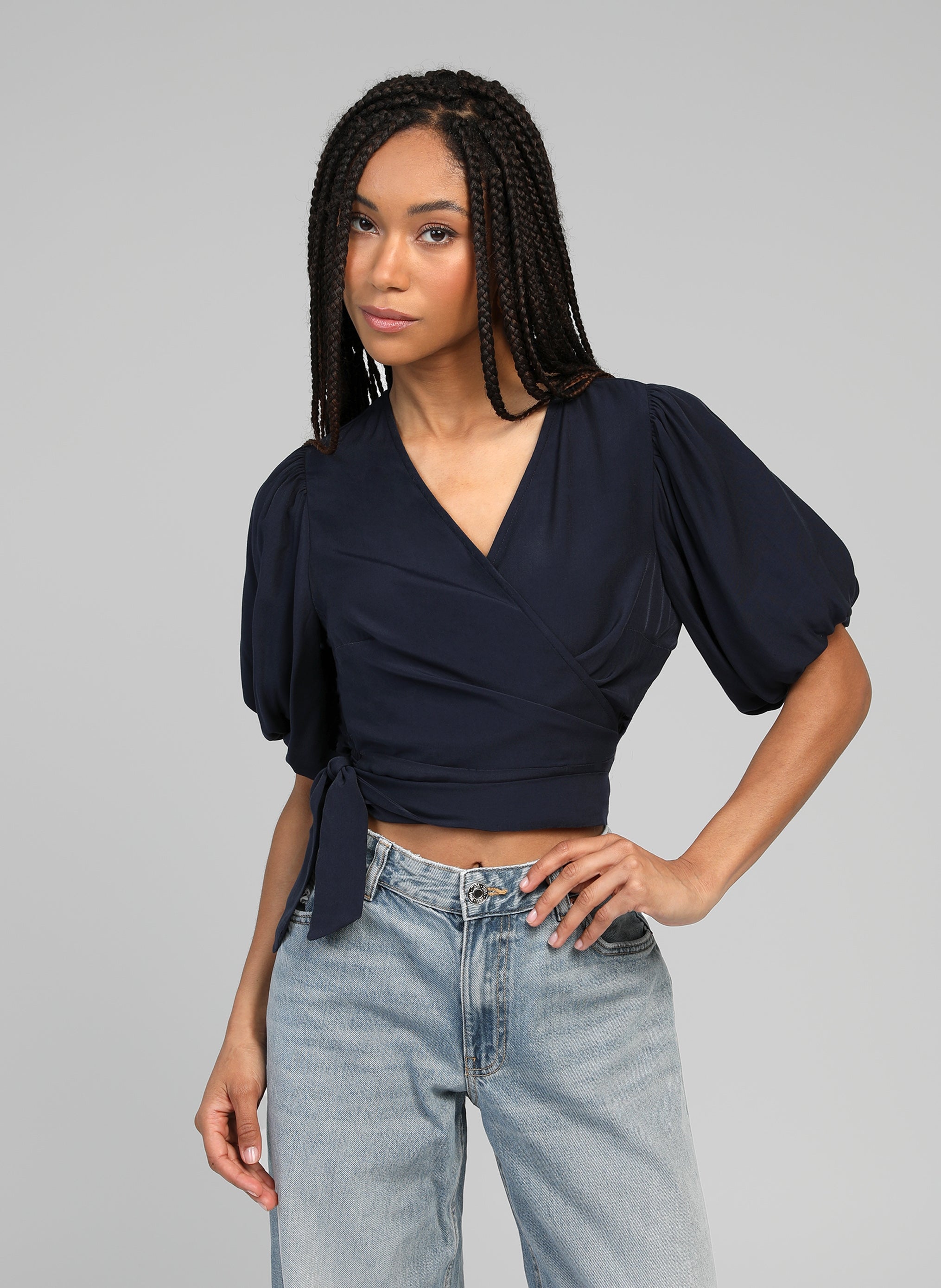 BLOUSE KOMA navy