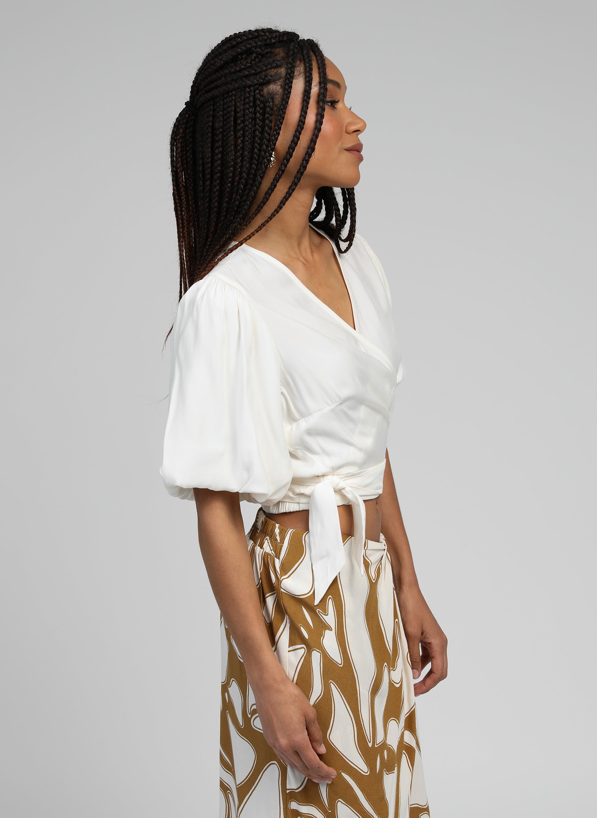 BLOUSE KOMA blanc casse