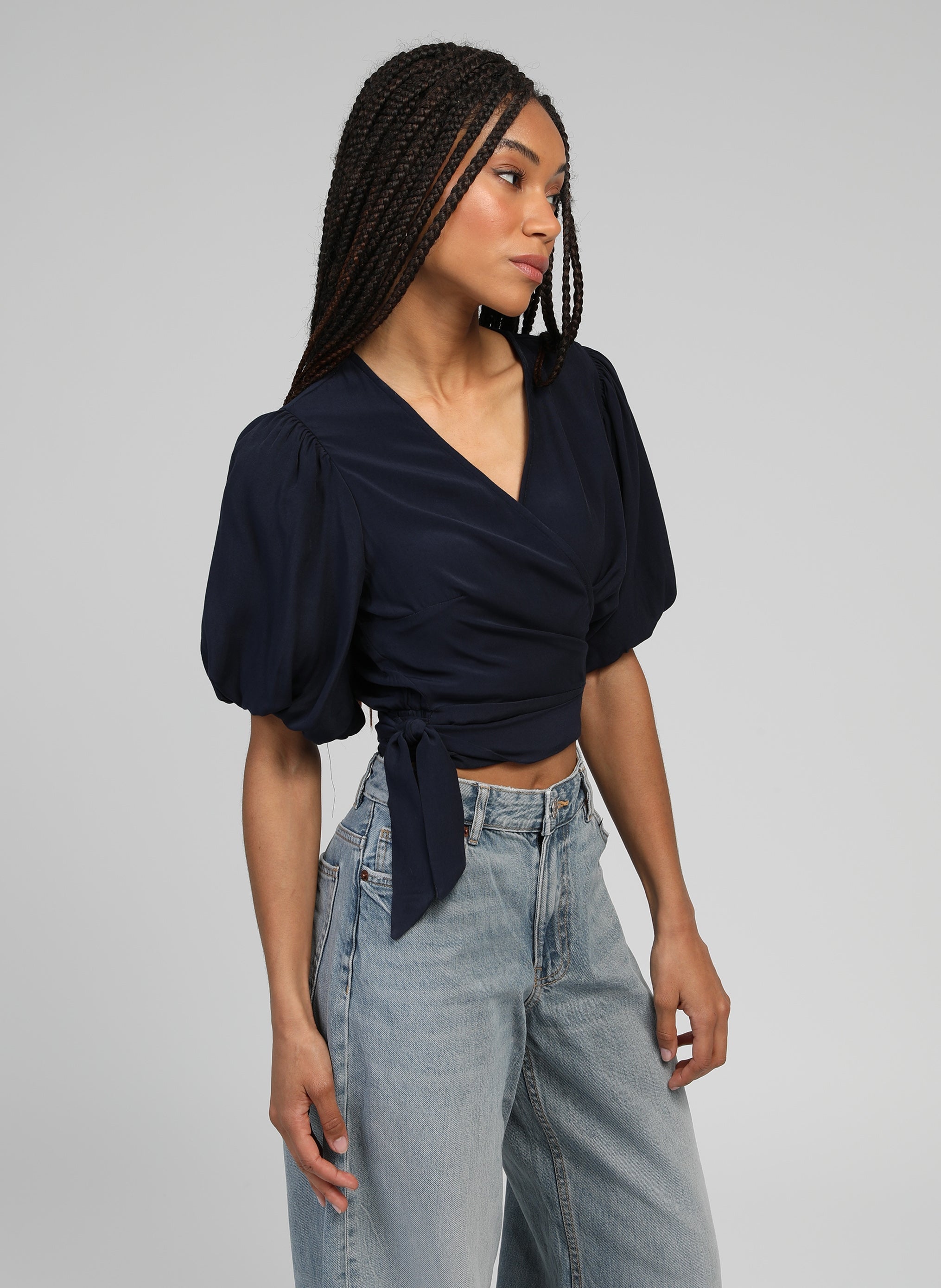BLOUSE KOMA navy