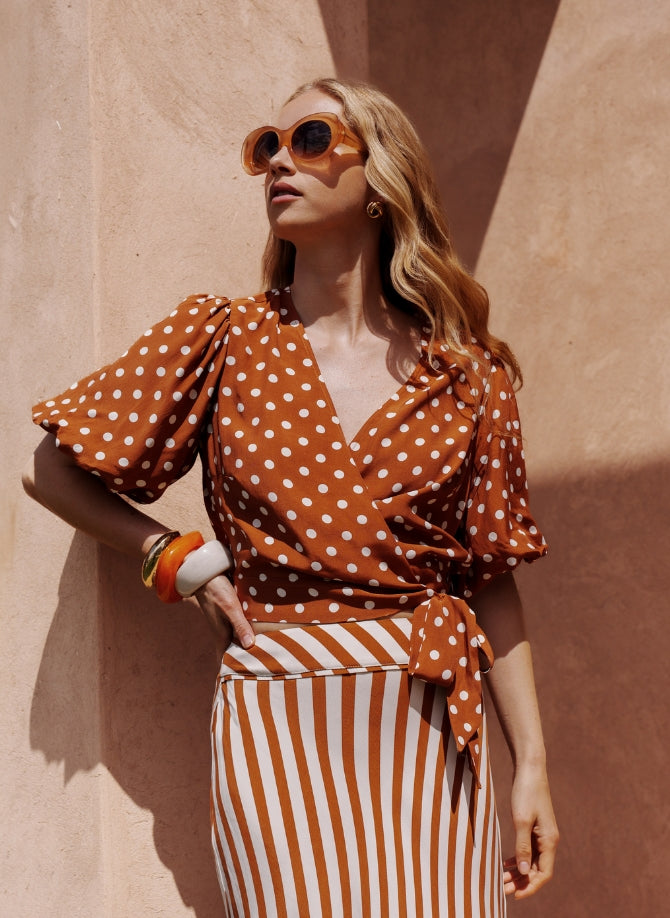 BLOUSE KOMANE palinto caramel