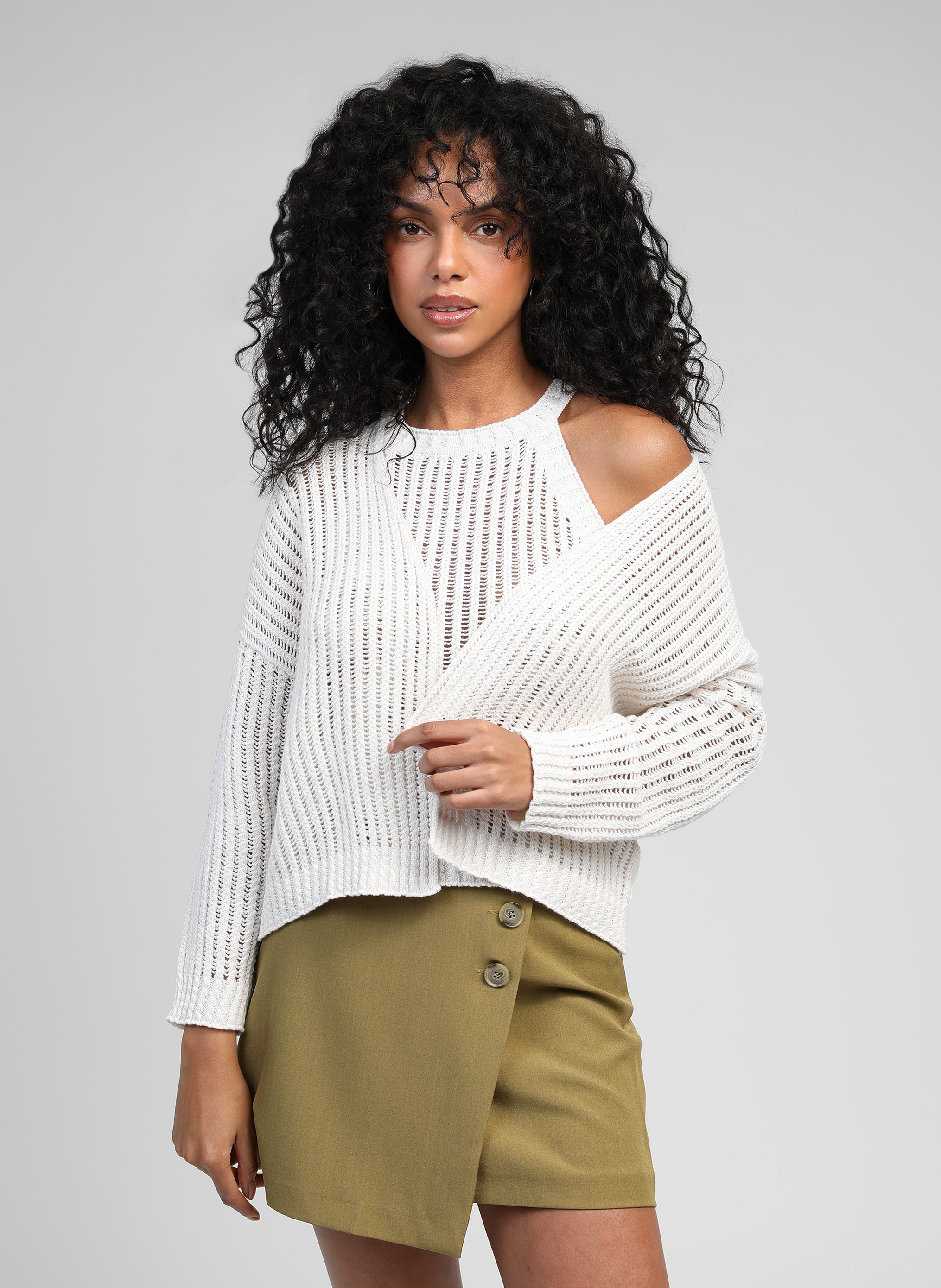 CARDIGAN LANIRA ecru