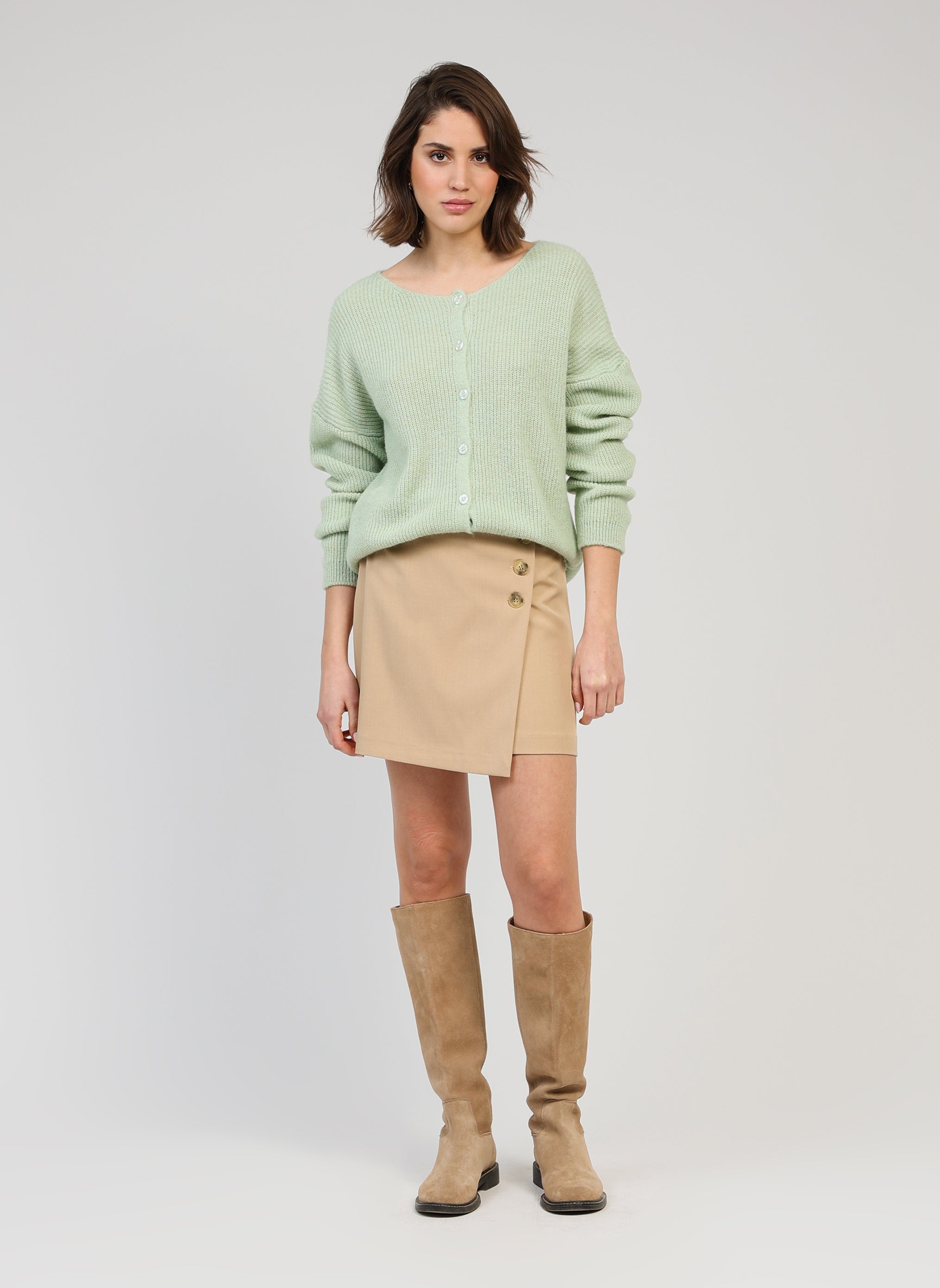 CARDIGAN LARAMIM almond