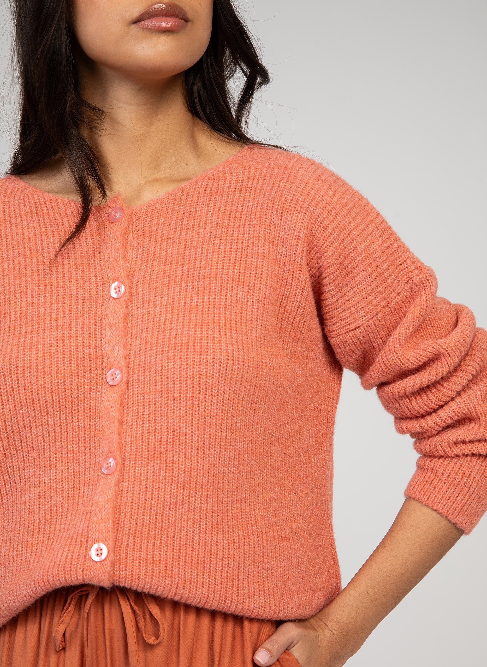CARDIGAN LARAMIM rose
