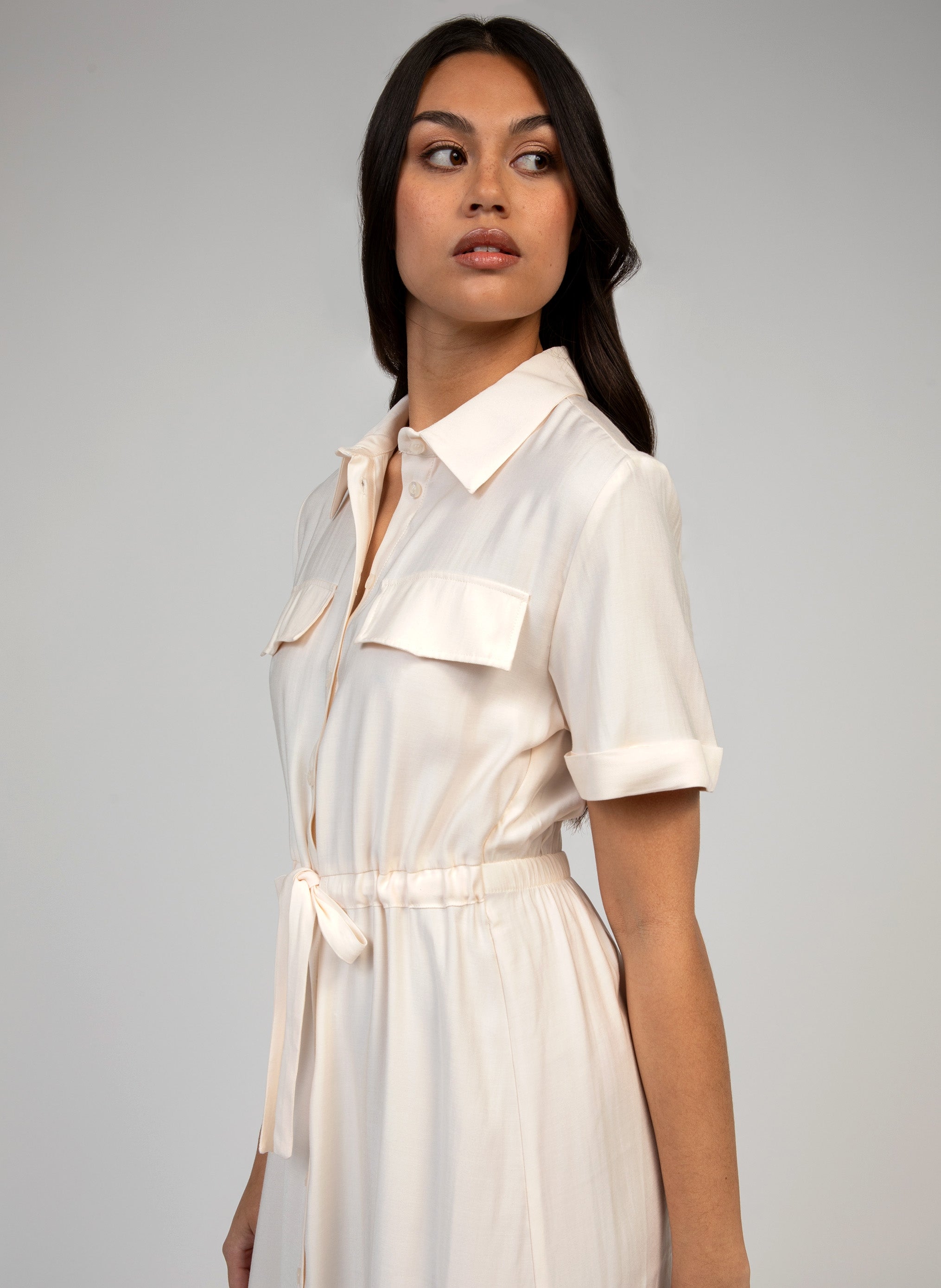 ROBE LONGUE MALIZE ecru