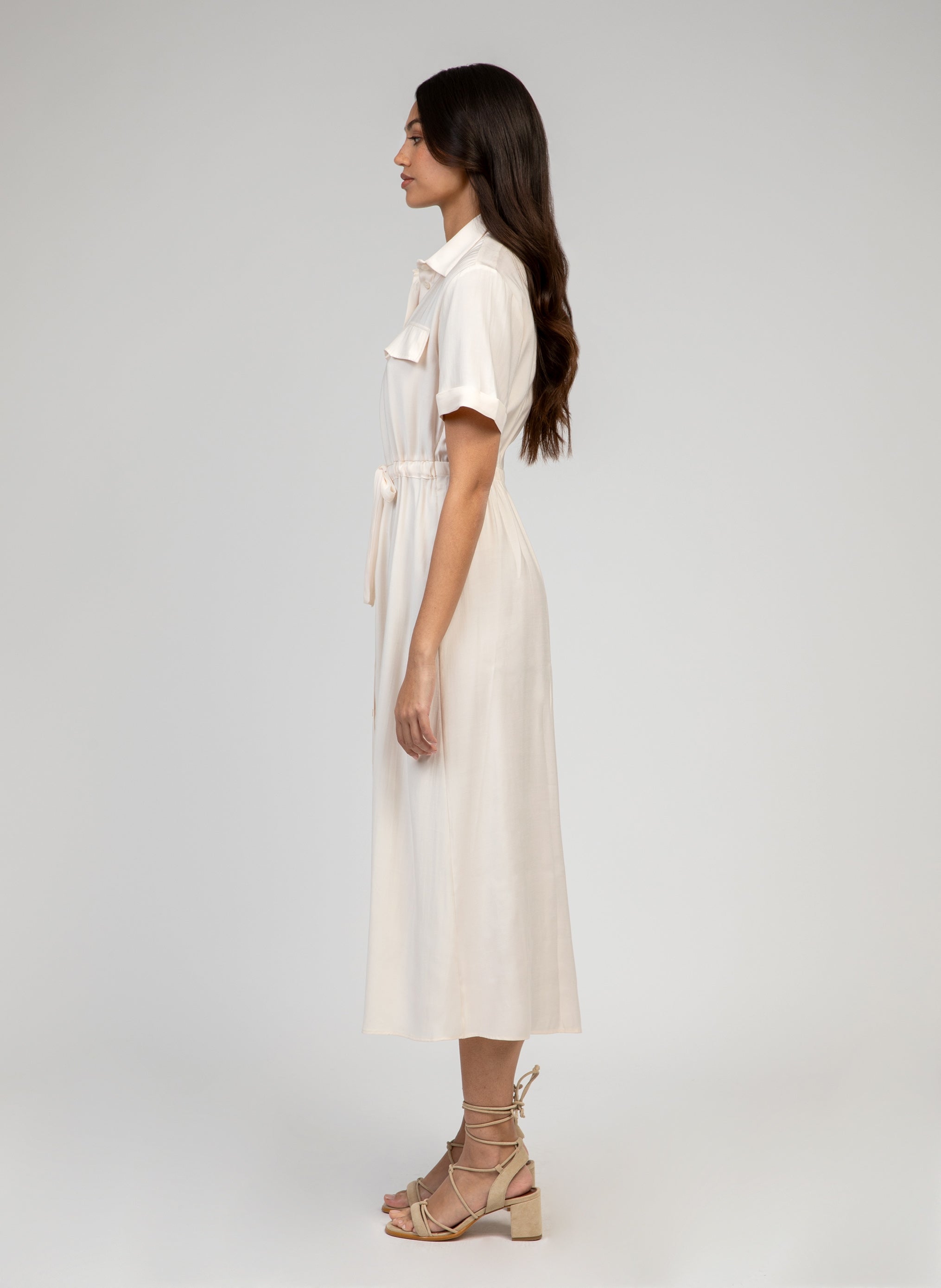 ROBE LONGUE MALIZE ecru