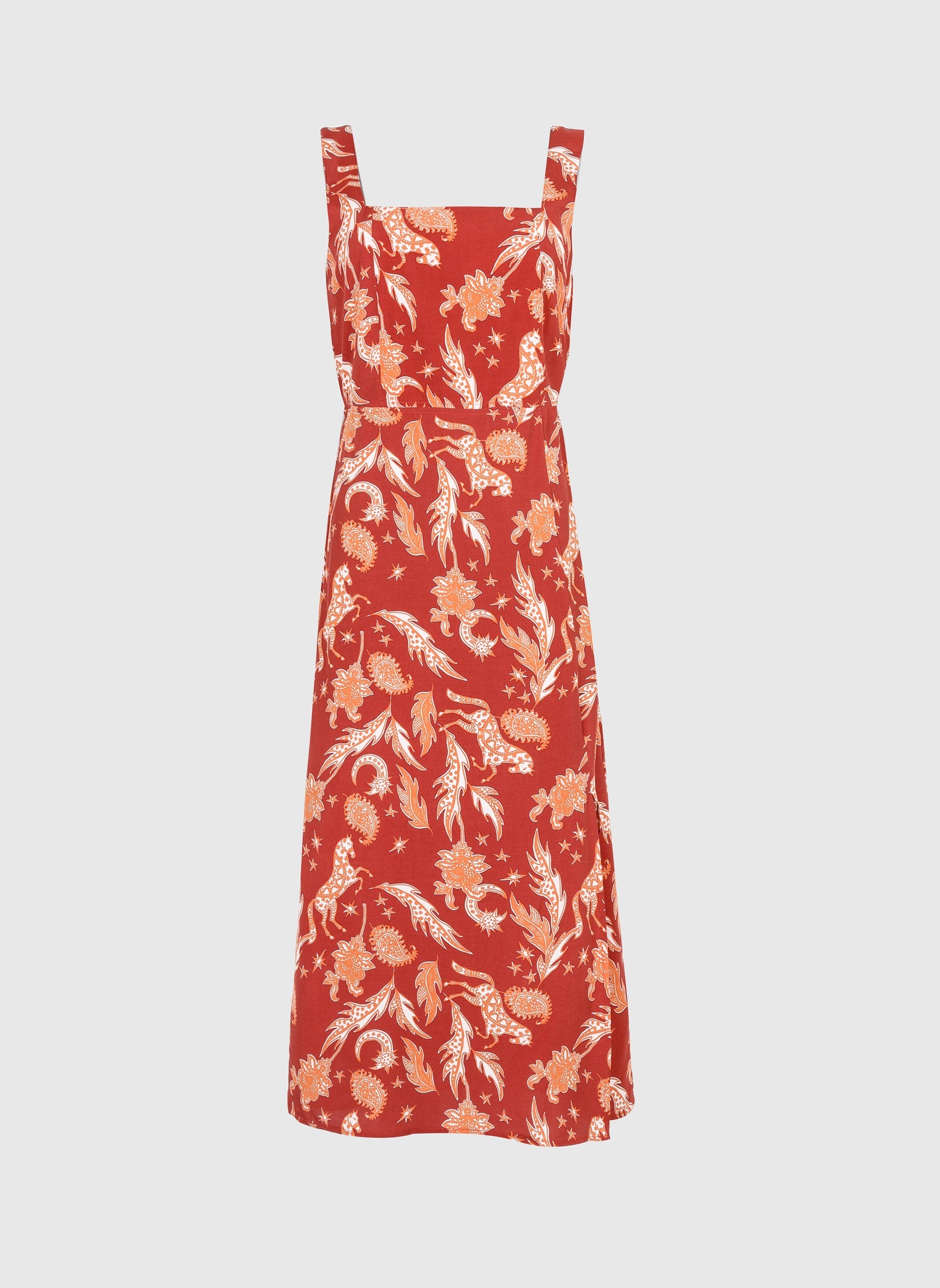 ROBE MIDI MANILY fleche terracotta