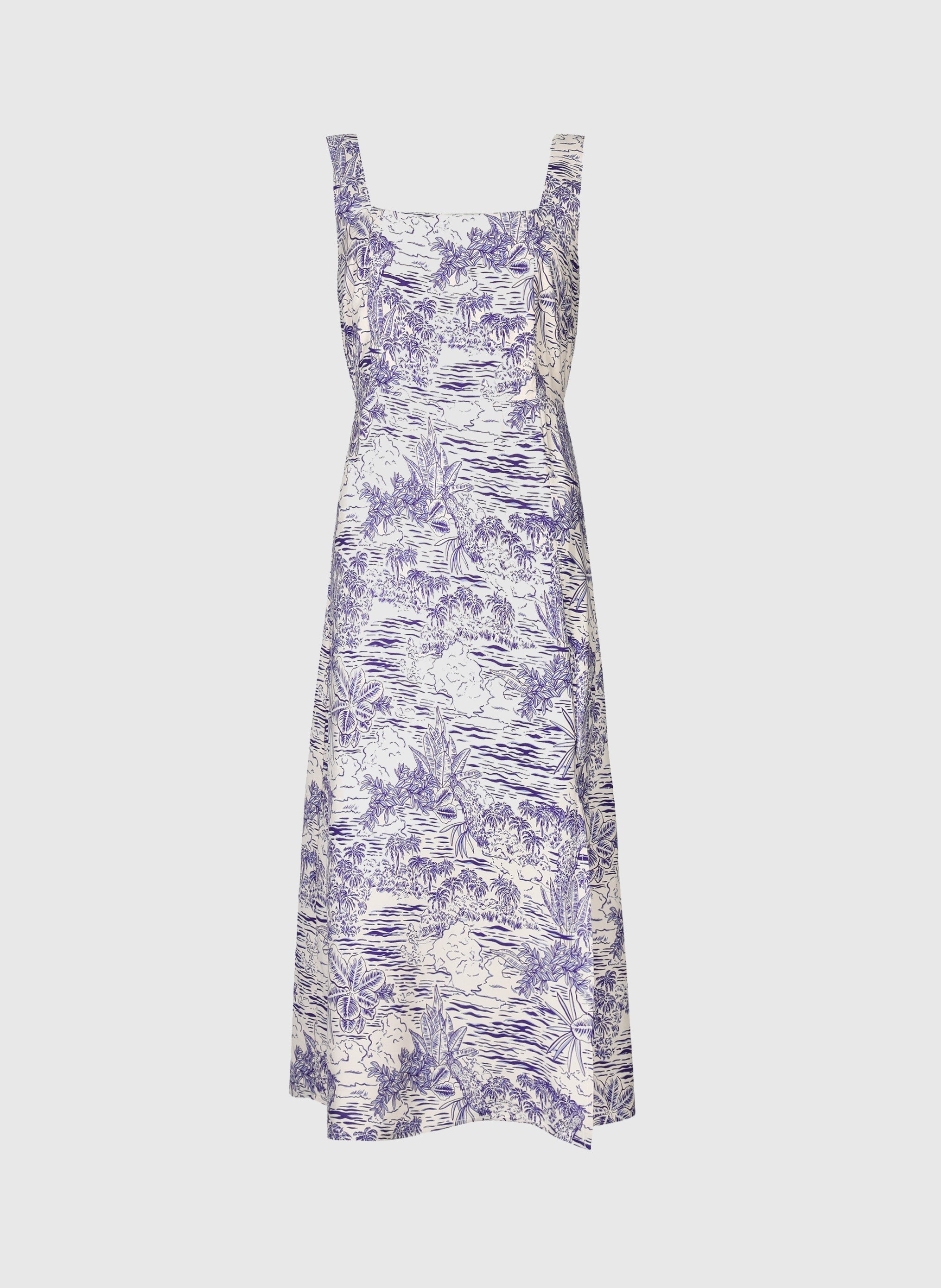 MIDI DRESS MANILY sajo blue