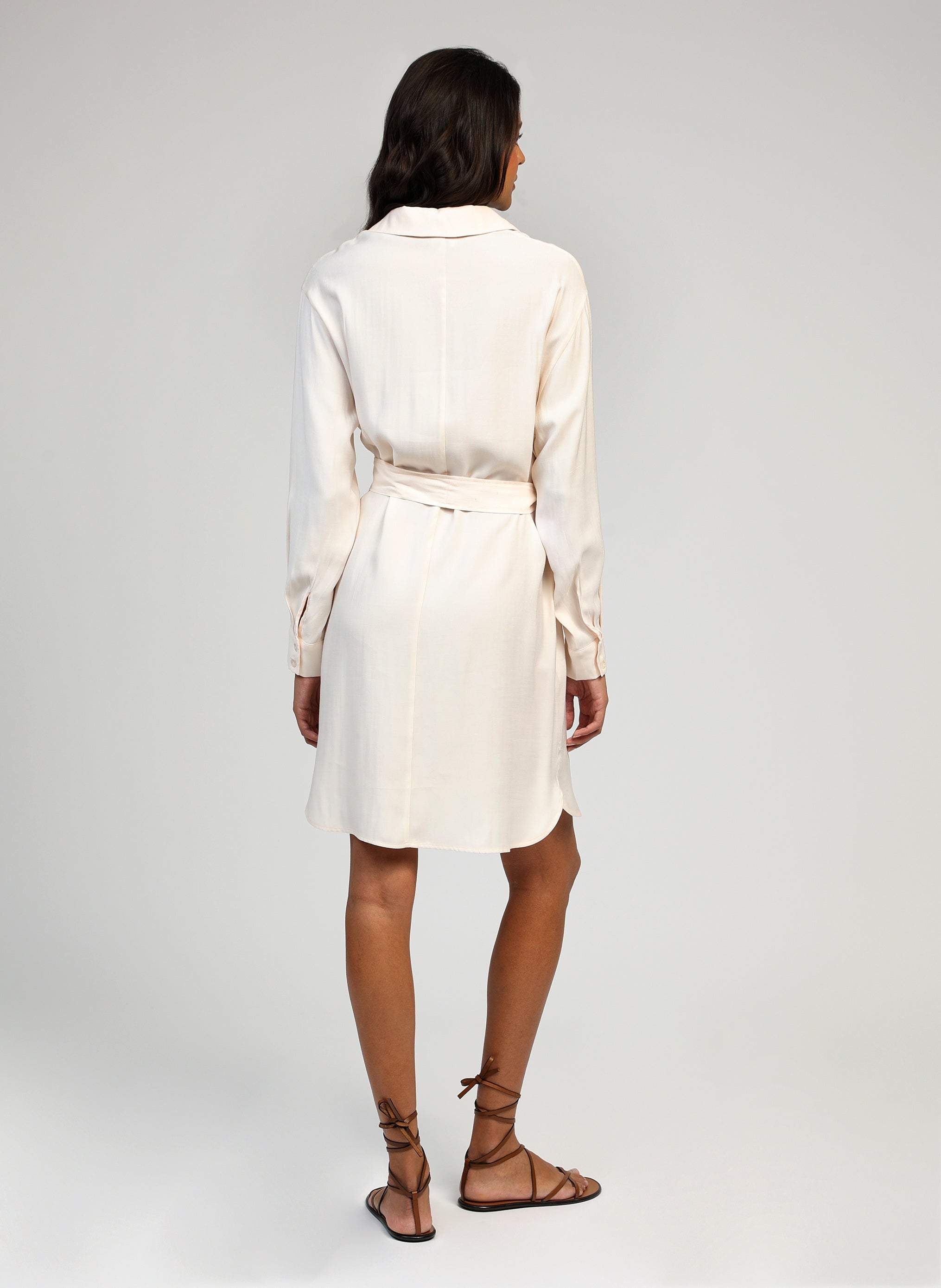 MASATA VESTIDO CORTO crudo