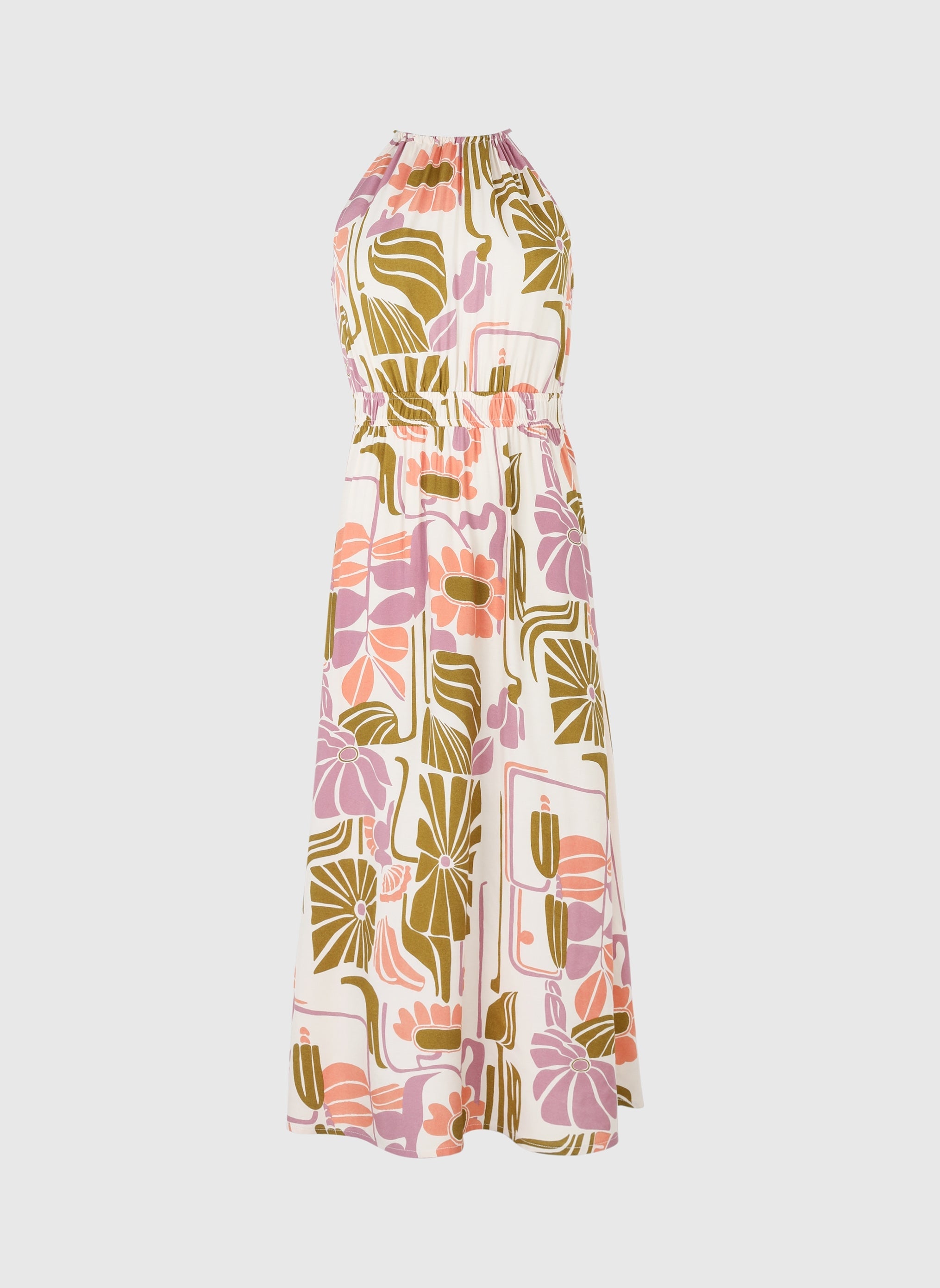 ROBE LONGUE MENDA tima ecru