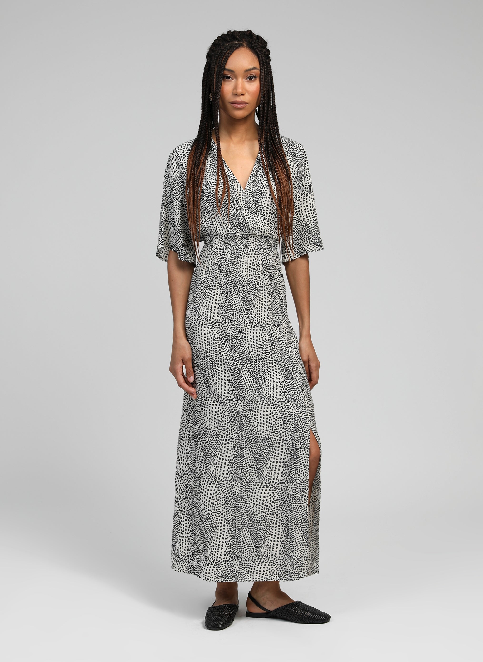 ROBE LONGUE MESUNA aurore ecru