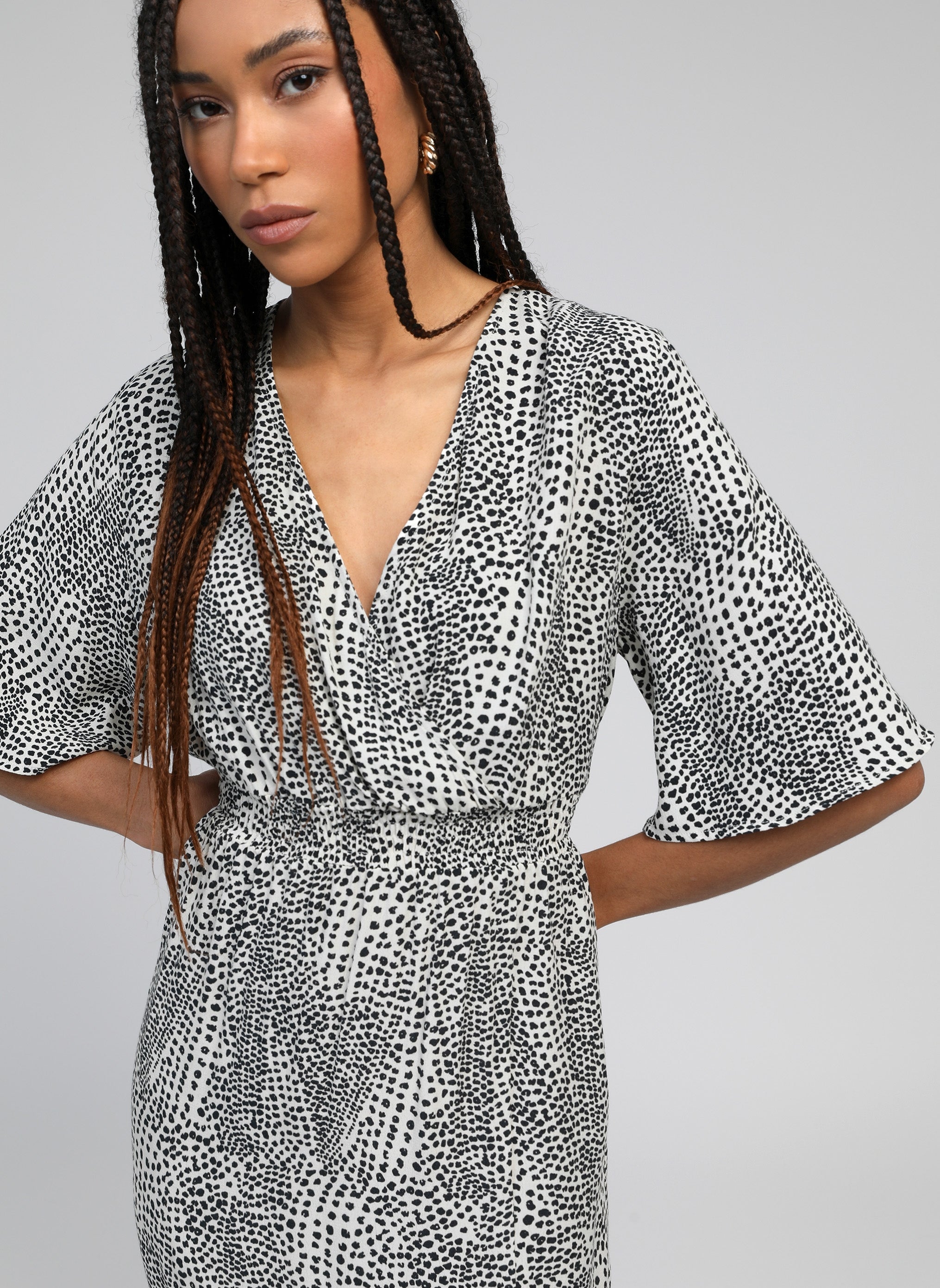 MESUNA LONG DRESS aurora ecru