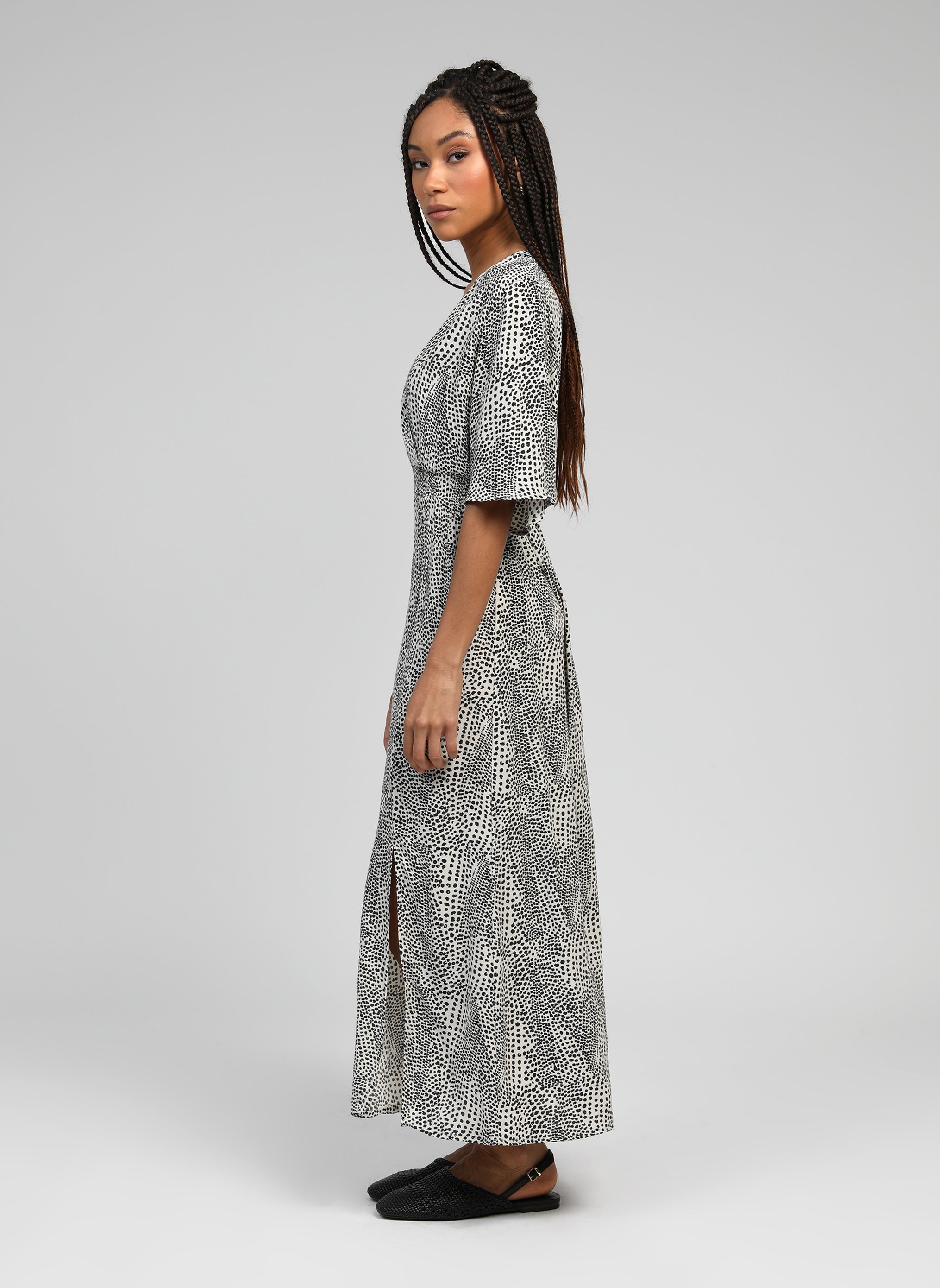 ROBE LONGUE MESUNA aurore ecru