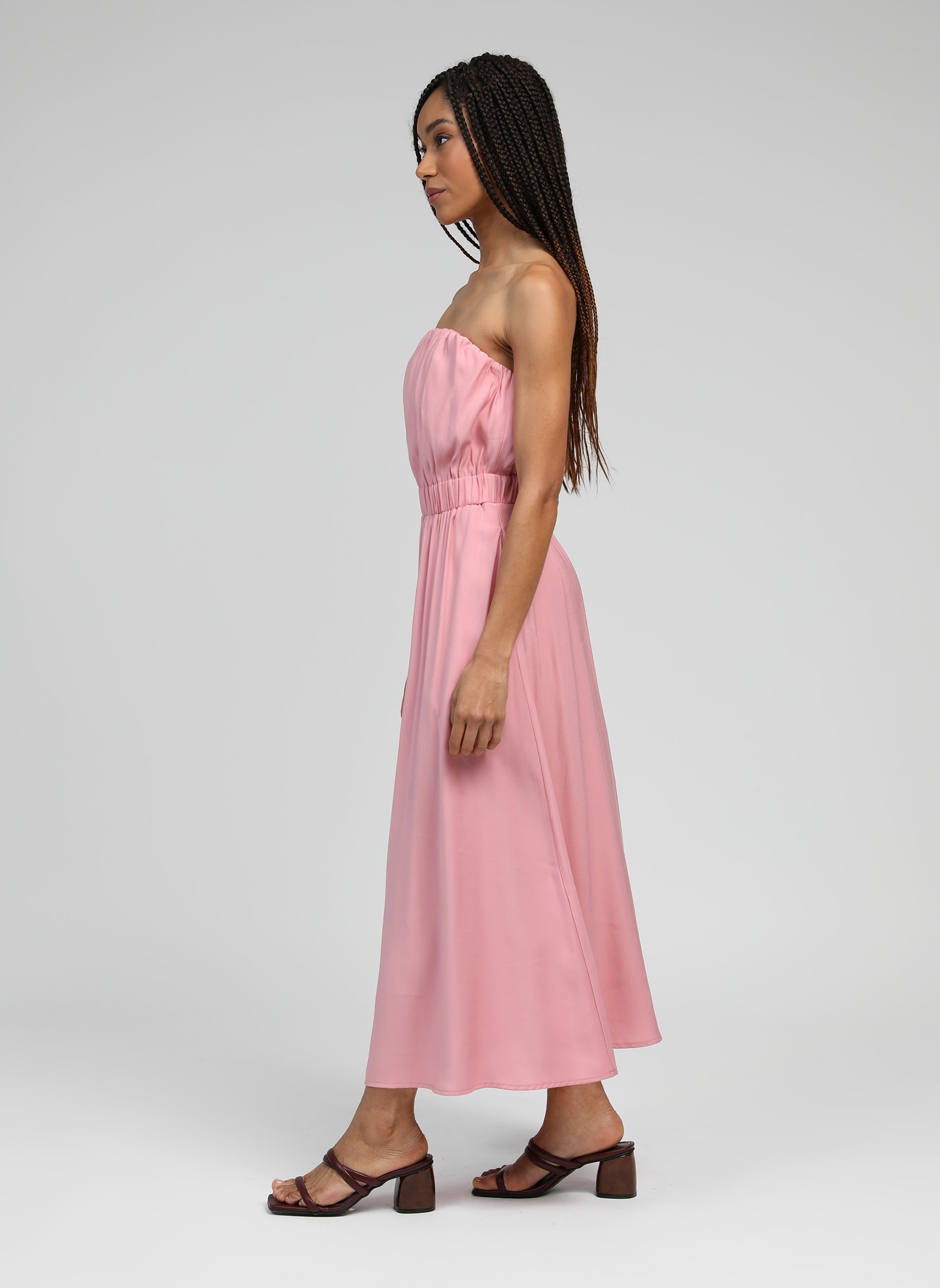 ROBE LONGUE MILIKA rose