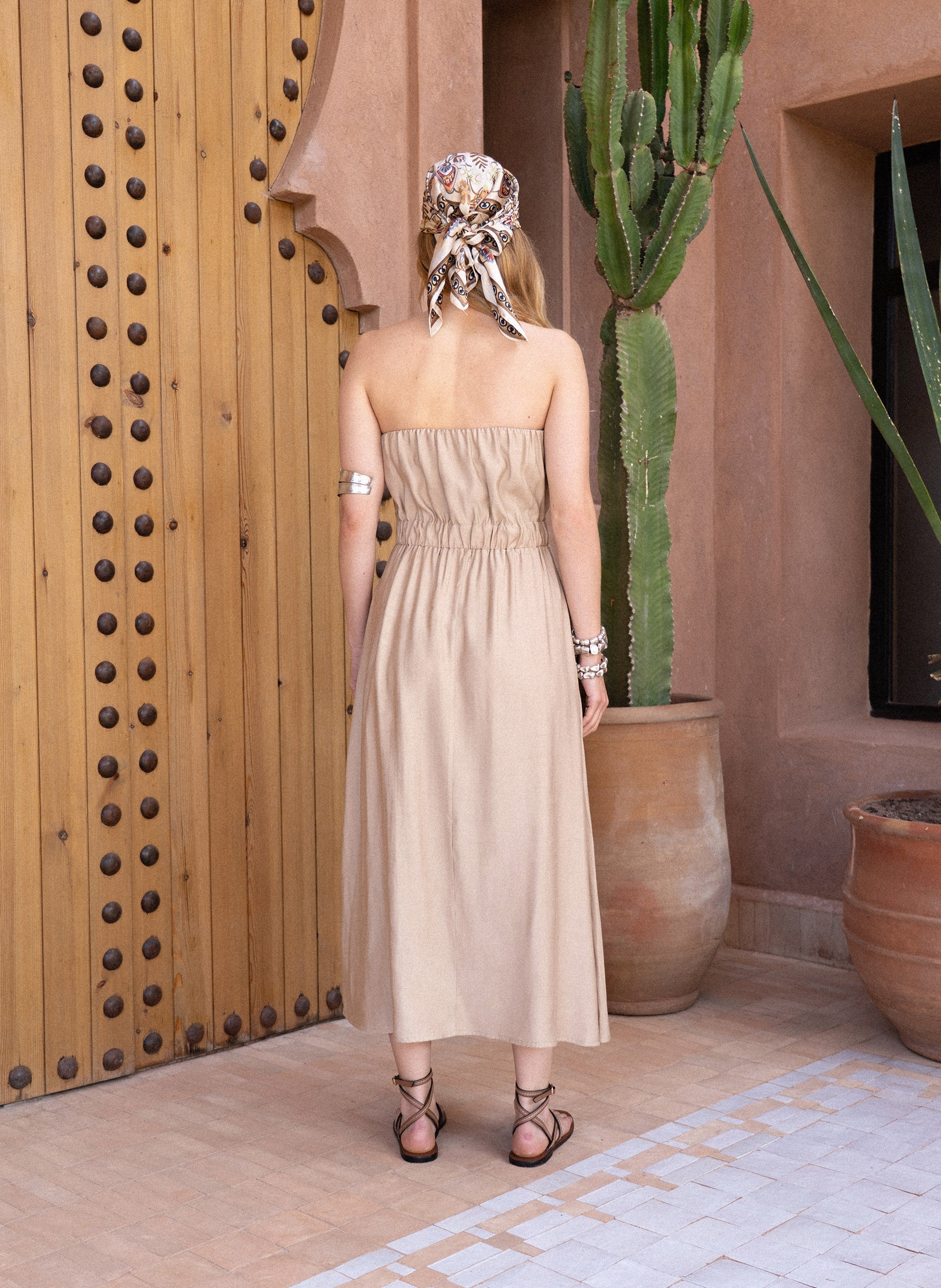 LONG DRESS MILIKA beige