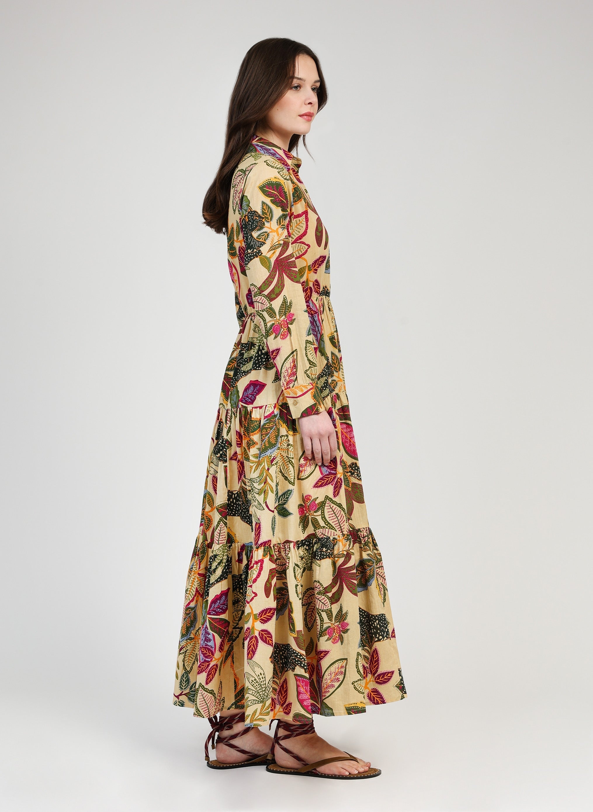 ROBE LONGUE OCHARME salvador beige