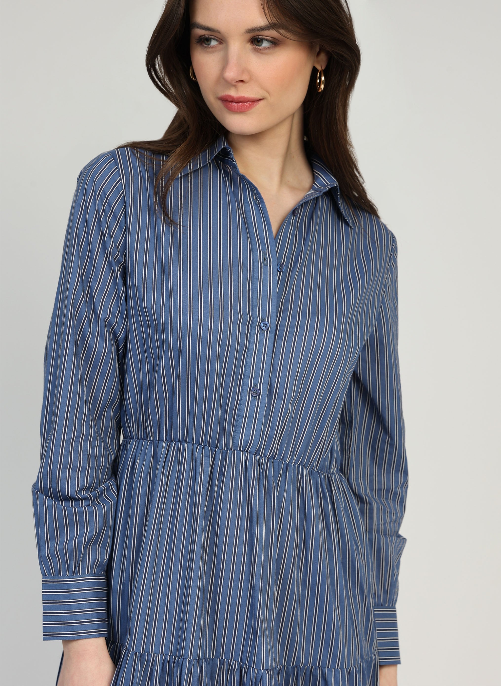 ROBE LONGUE OCHARME blois indigo