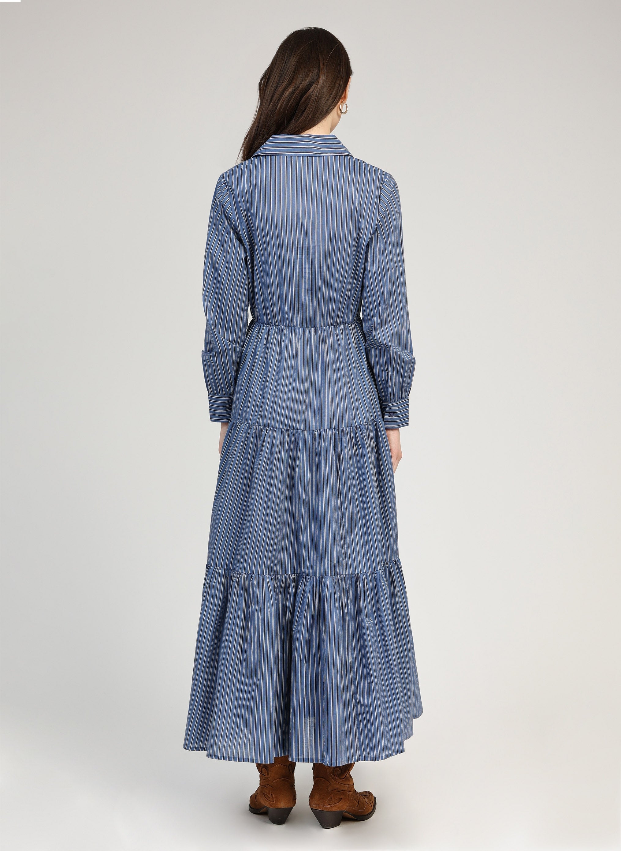 ROBE LONGUE OCHARME blois indigo
