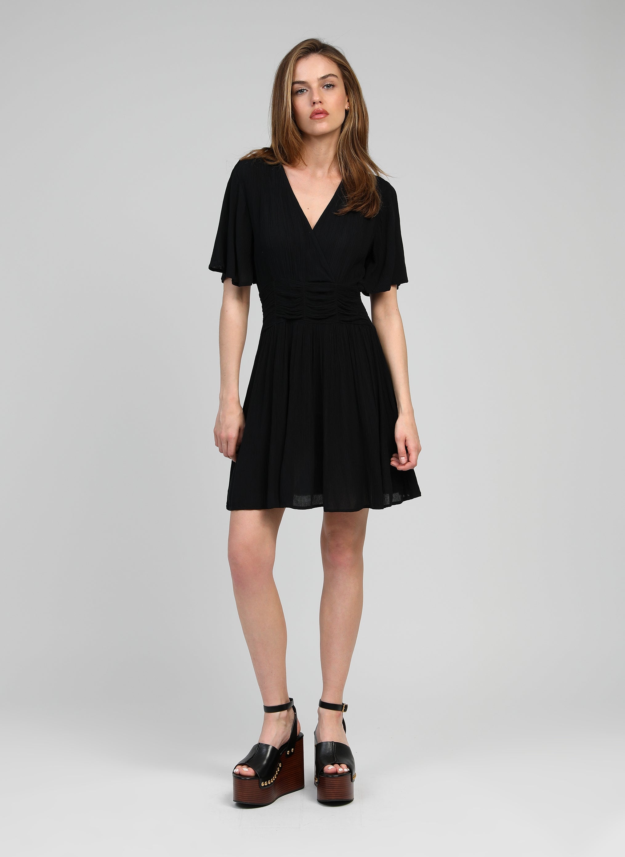 ROBE COURTE OFLAMY noir