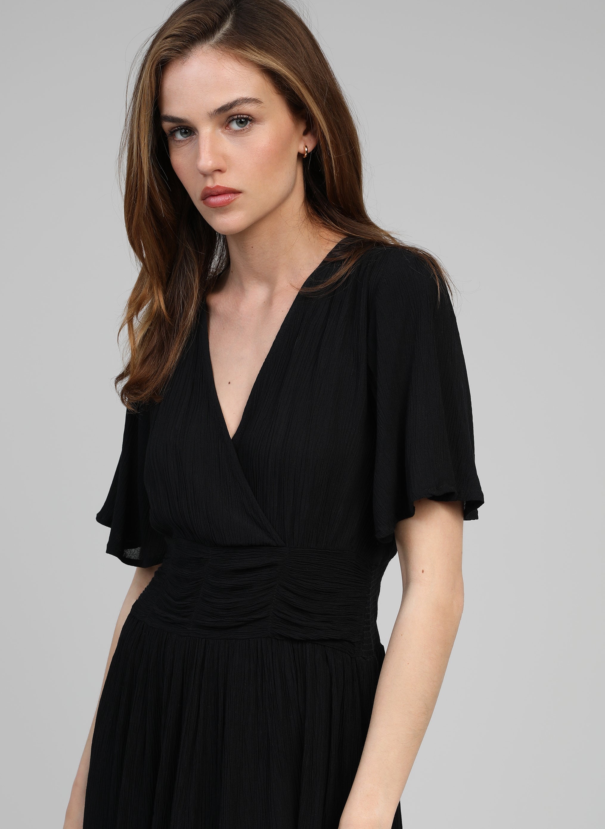 OFLAMY SHORT DRESS black