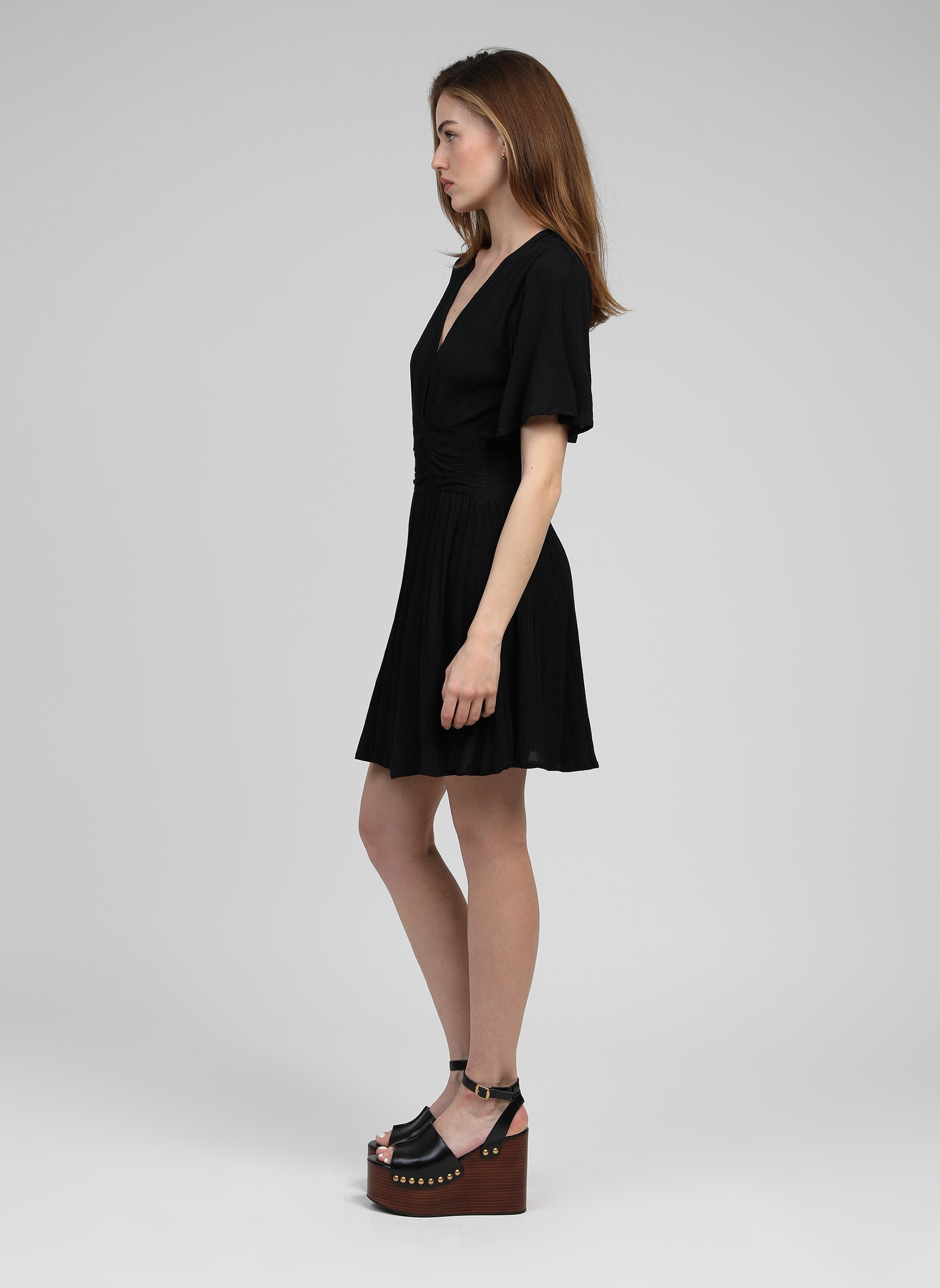 ROBE COURTE OFLAMY noir