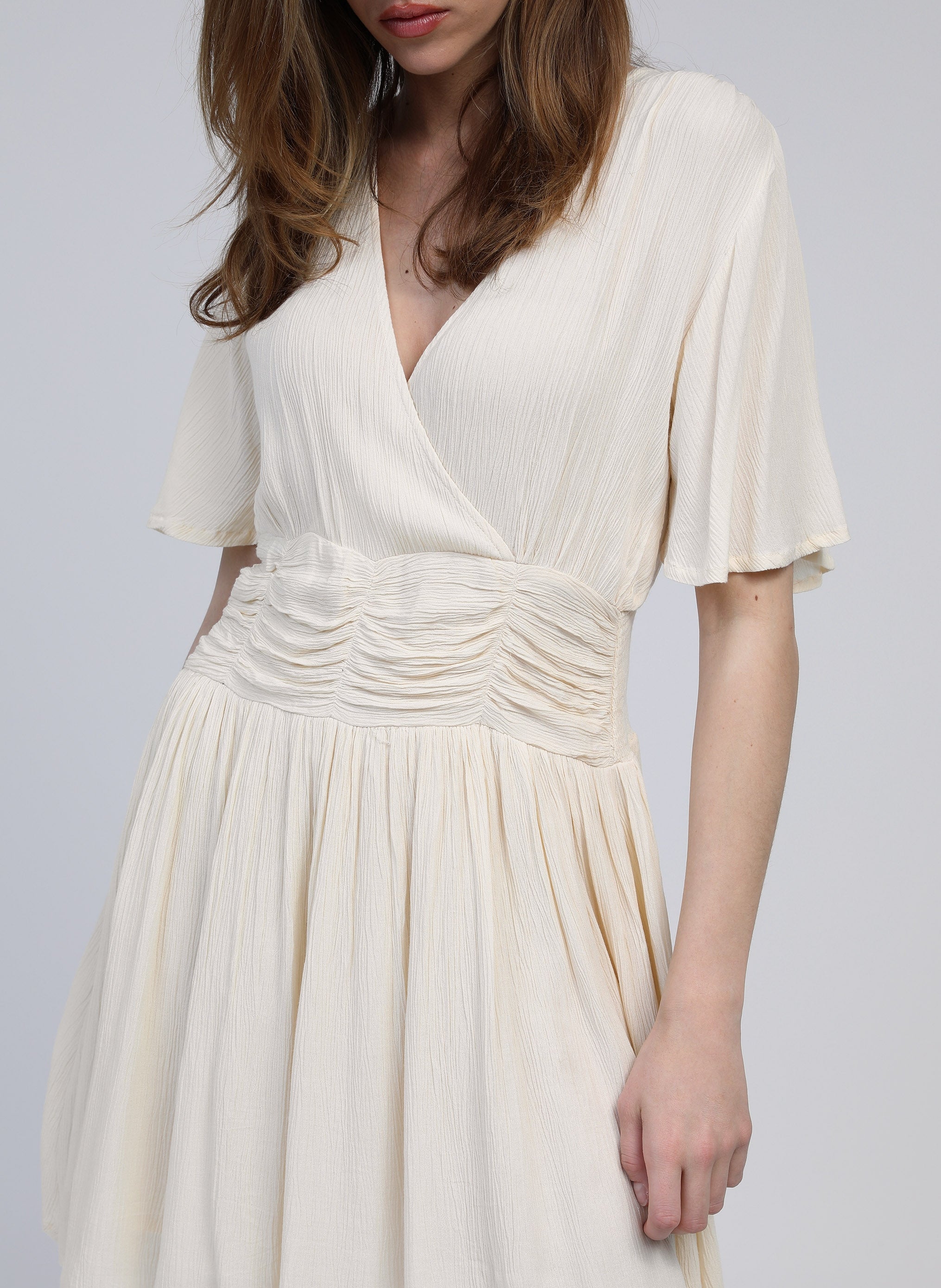 ROBE COURTE OFLAMY ecru