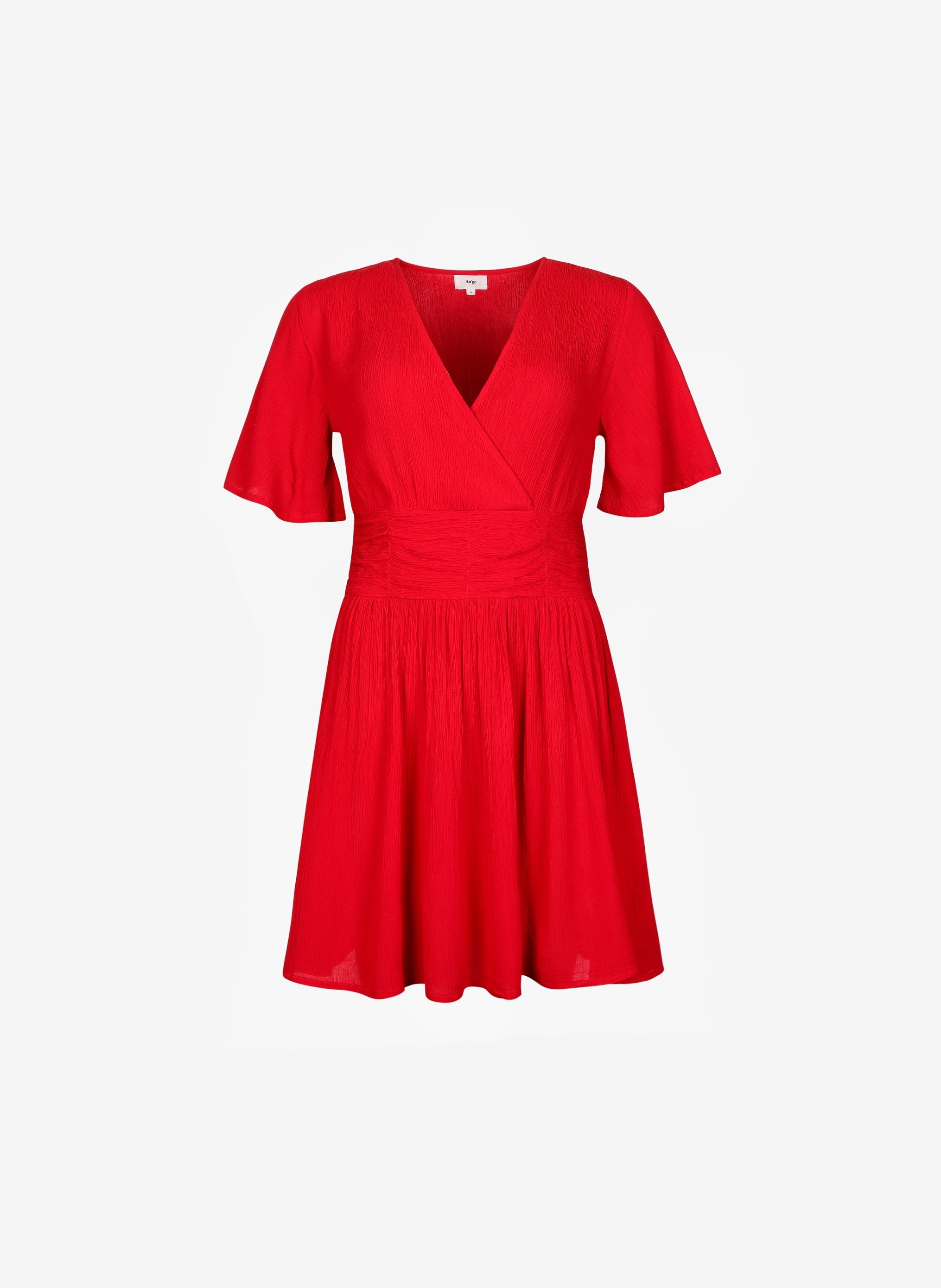 ROBE COURTE OFLAMY rouge
