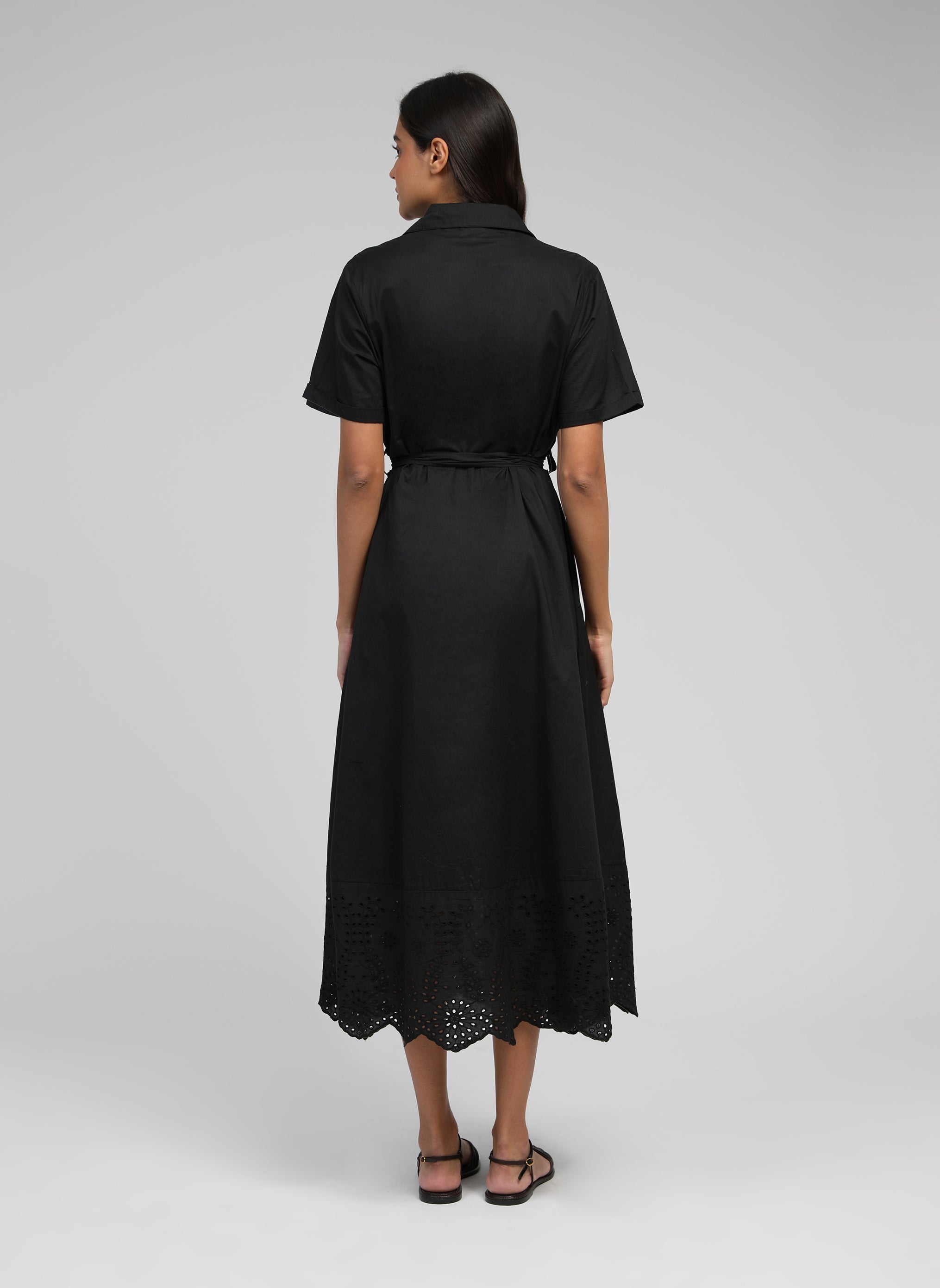 ROBE LONGUE OLIVINE noir