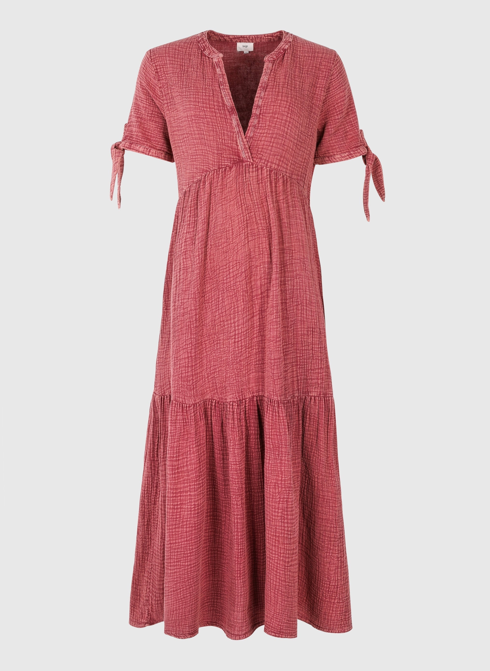 OSAMDOU long pomegranate dress