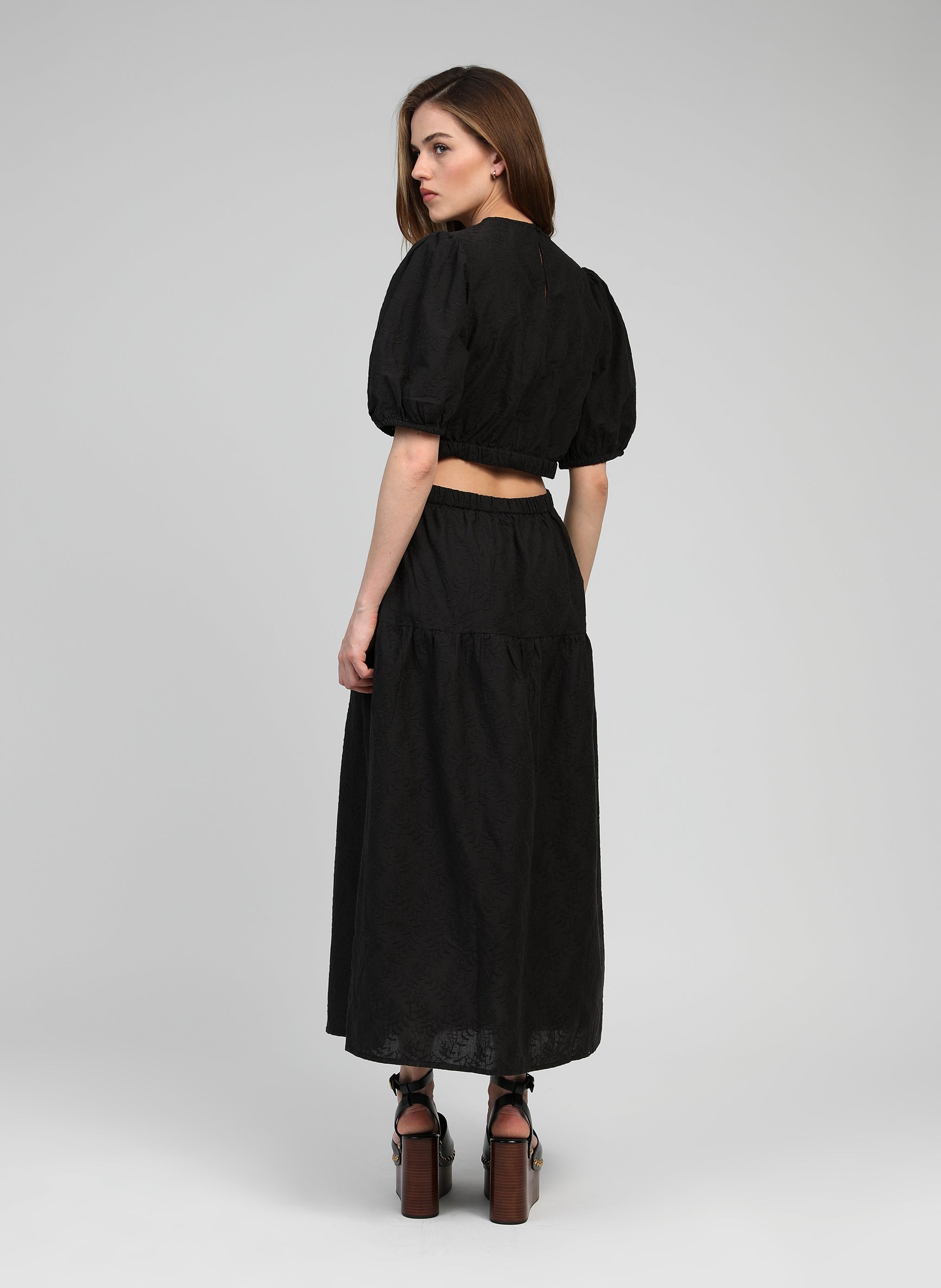 ROBE MIDI OSEILA noir