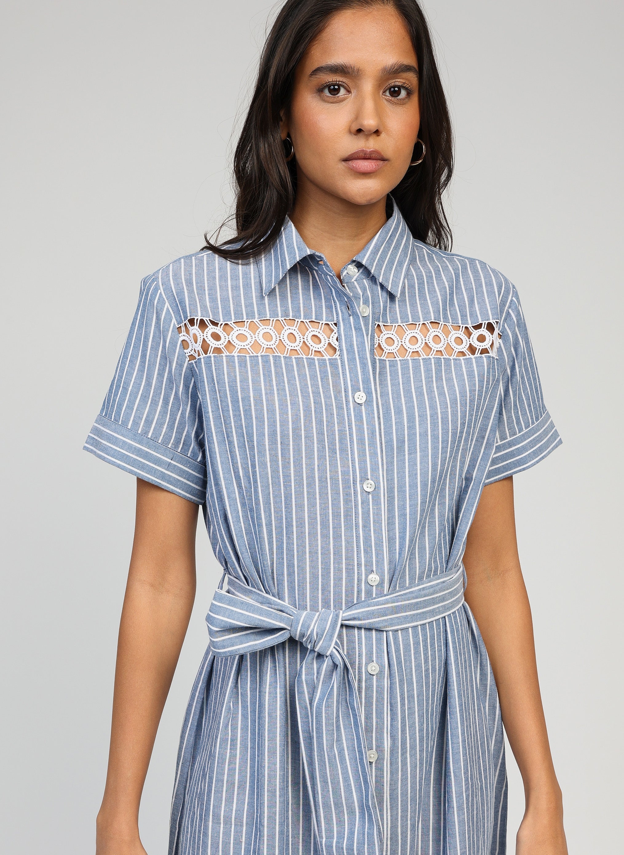 ROBE LONGUE OTAIRA bleu