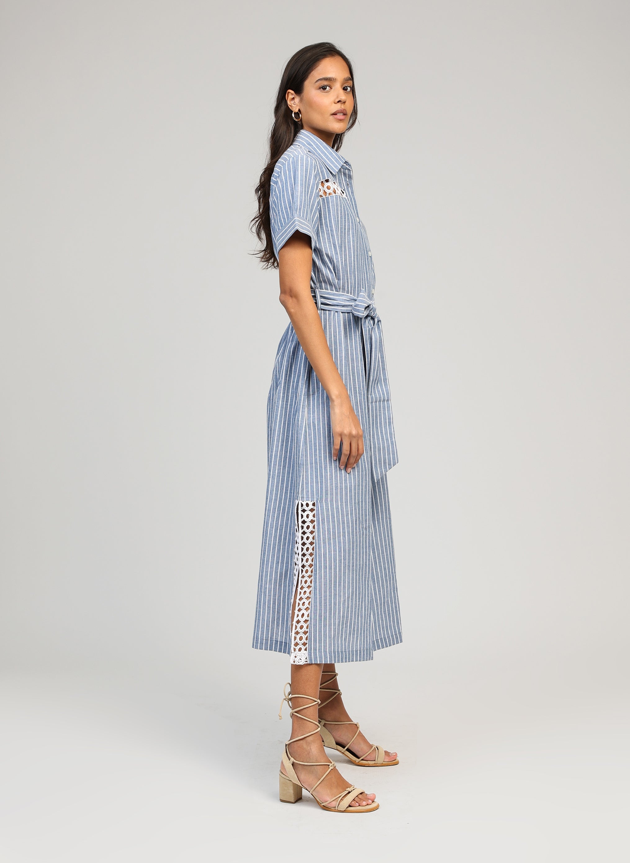 ROBE LONGUE OTAIRA bleu