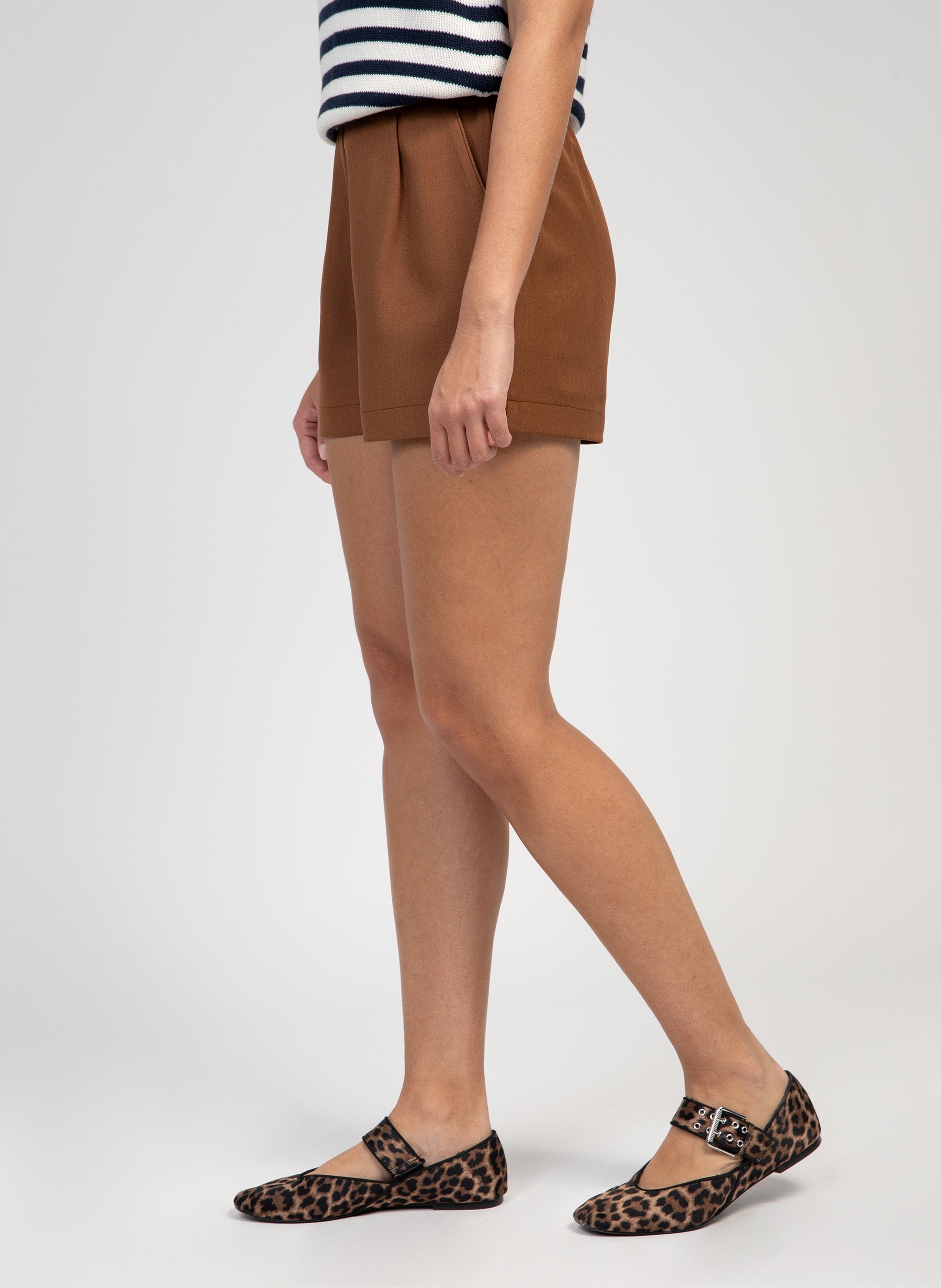 SHORT PAVANA mocha brown